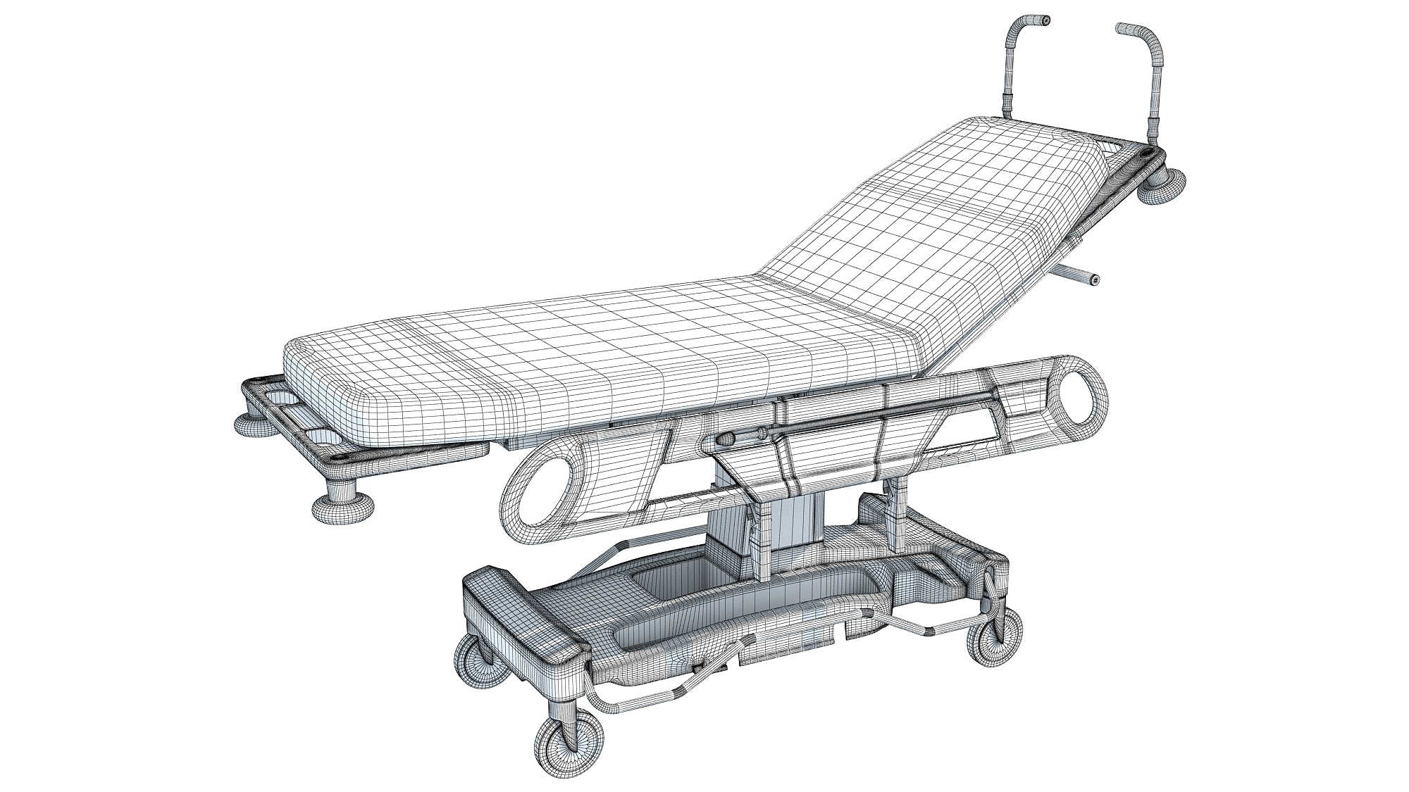 Patient Stretcher Trolley