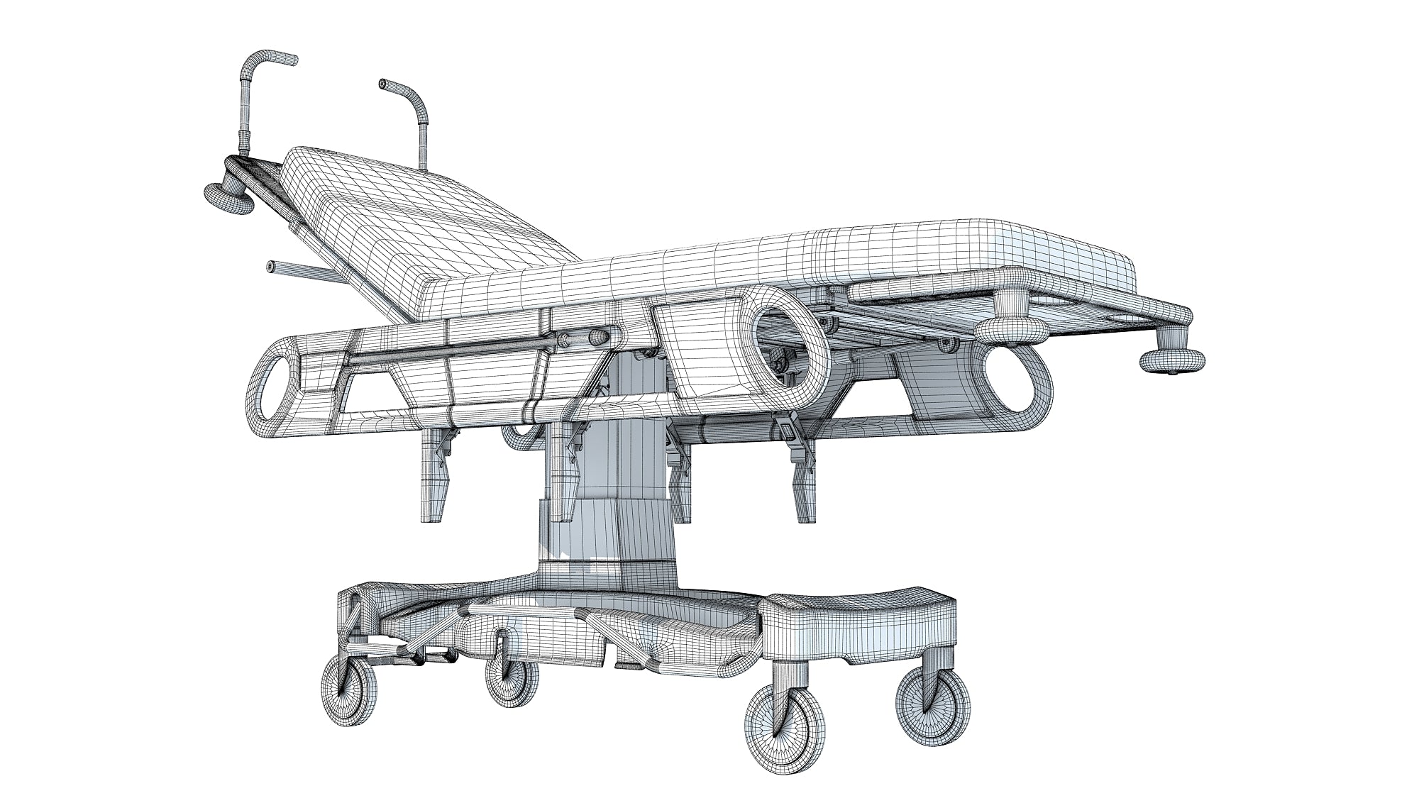 Patient Stretcher Trolley