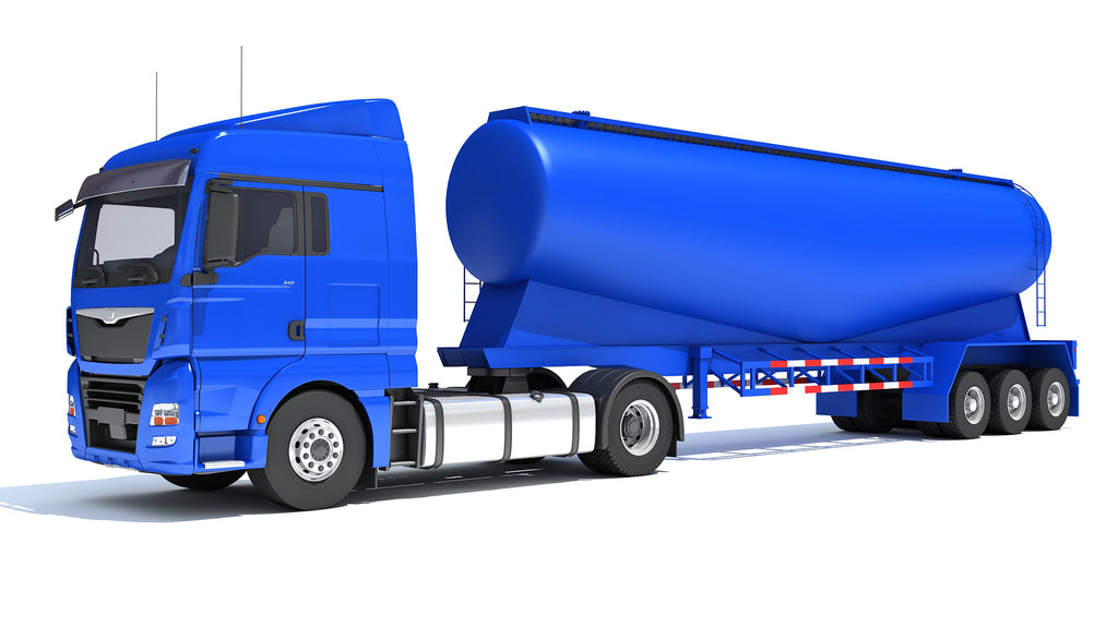 Truck with Tank Trailer