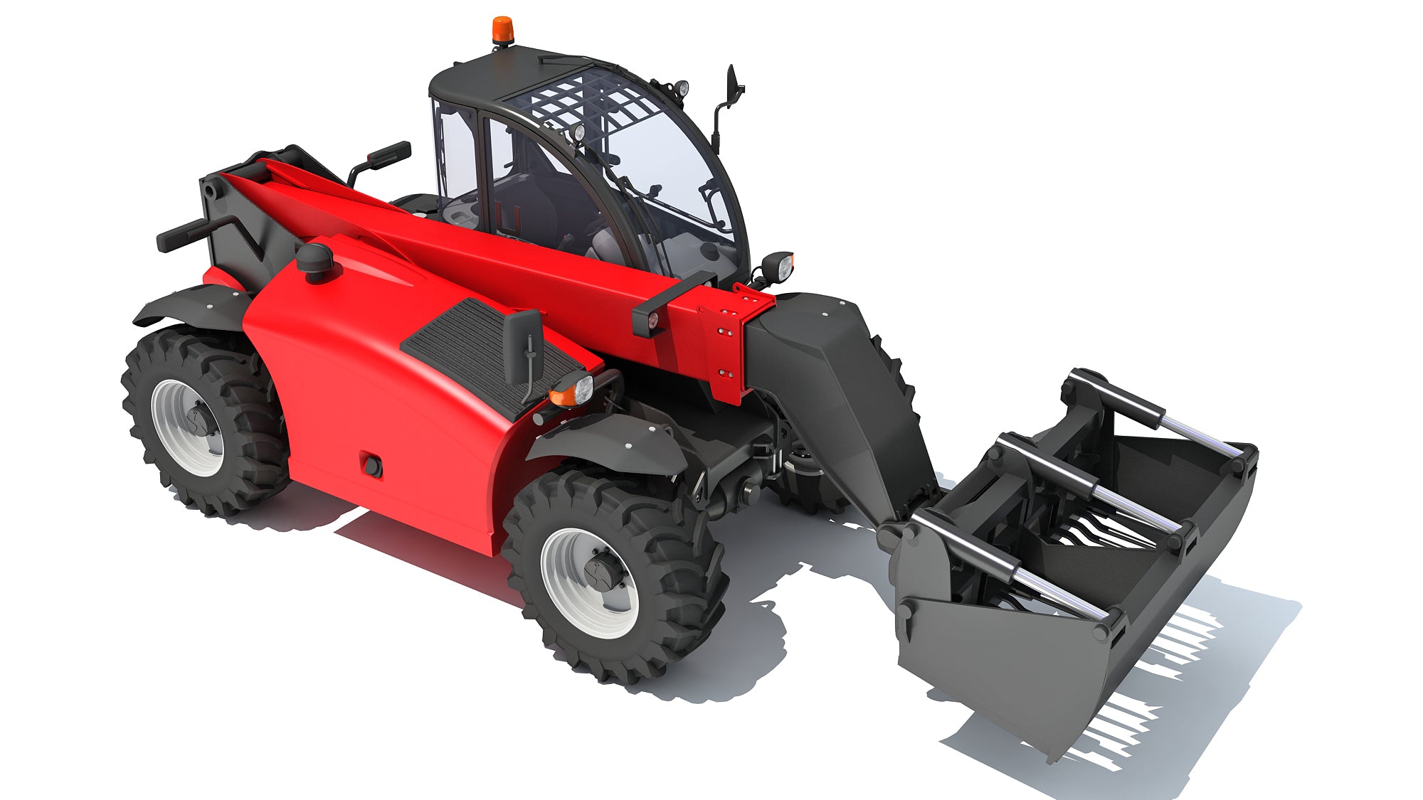 Forklift Bucket Telehandler 3D model