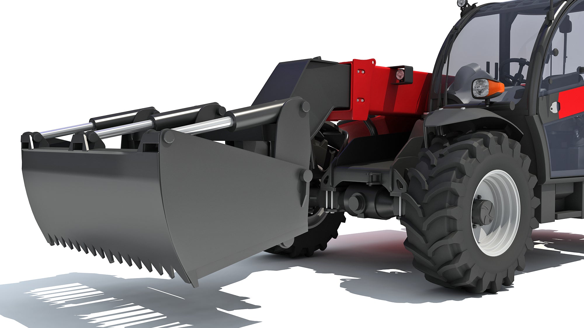 Forklift Bucket Telehandler 3D model