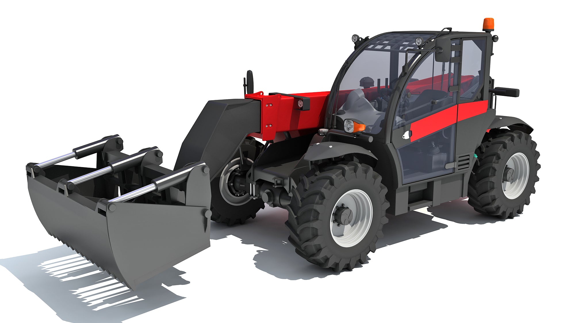 Forklift Bucket Telehandler 3D model