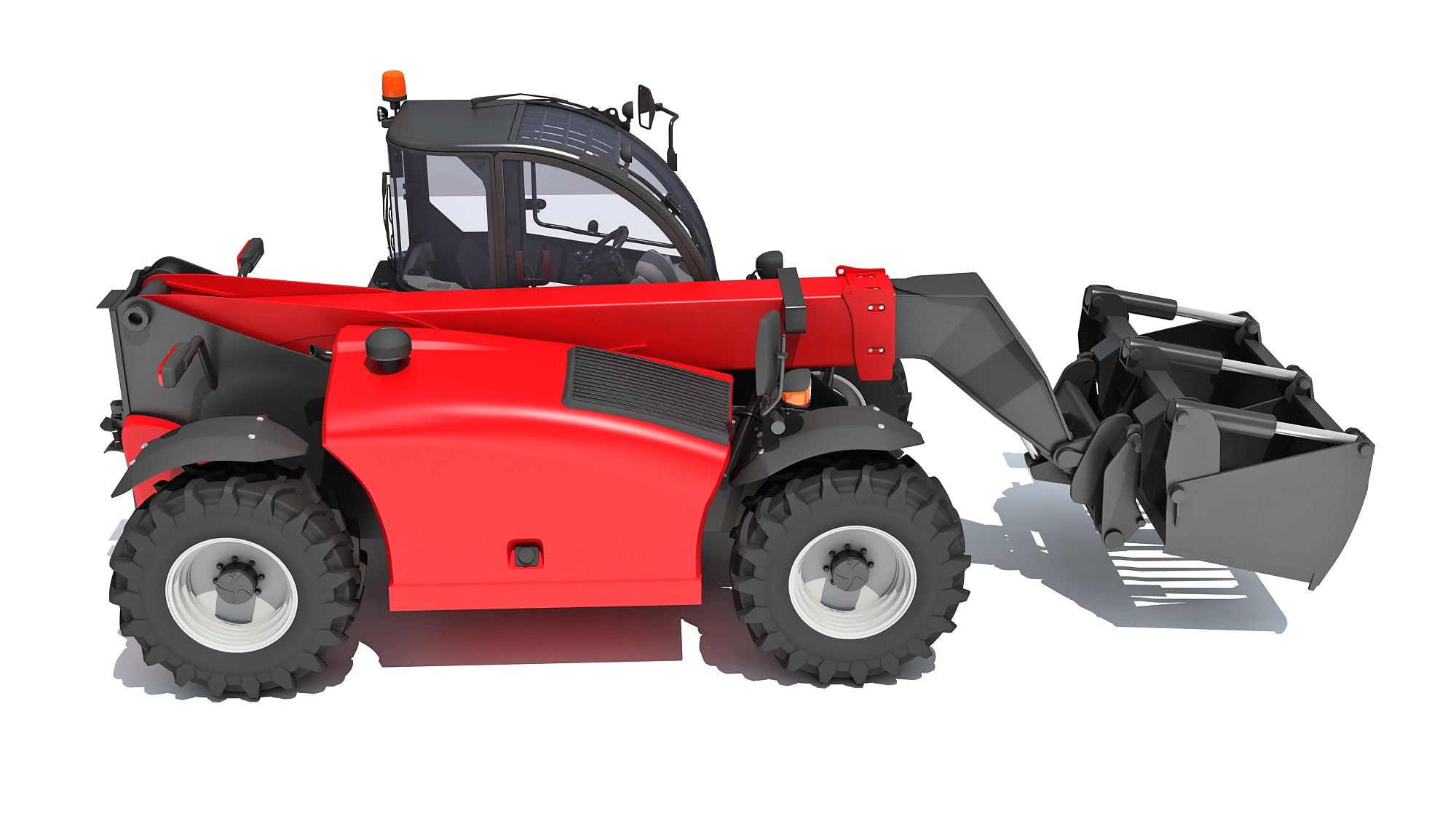 Forklift Bucket Telehandler 3D model
