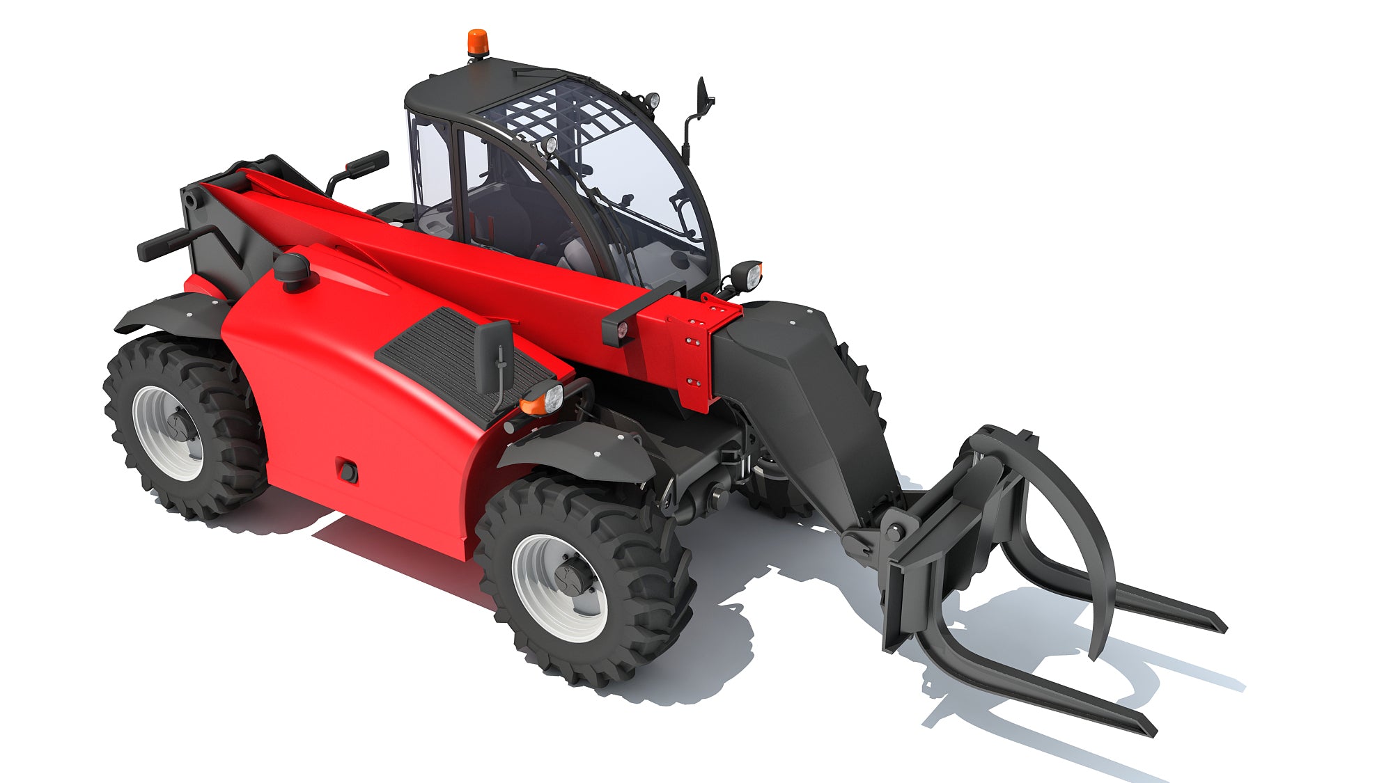Telehandler Forklift 3D