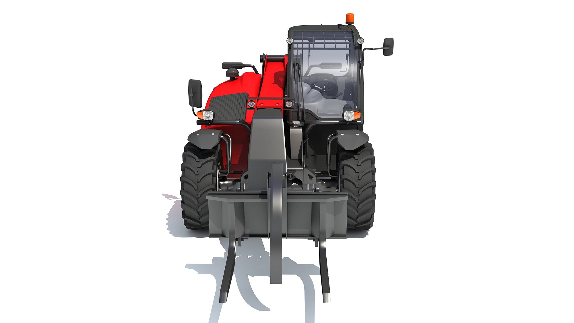 Telehandler Forklift 3D