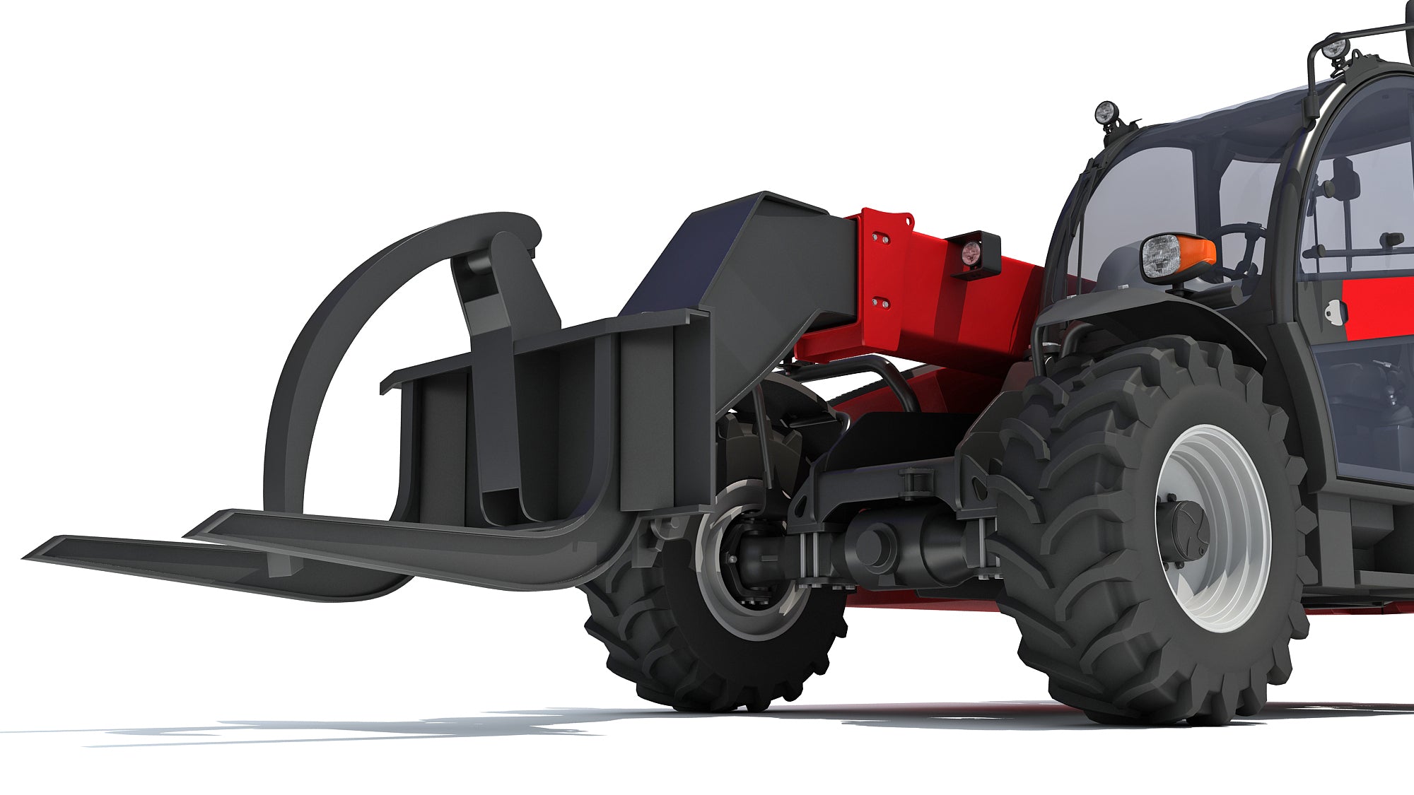Telehandler Forklift 3D