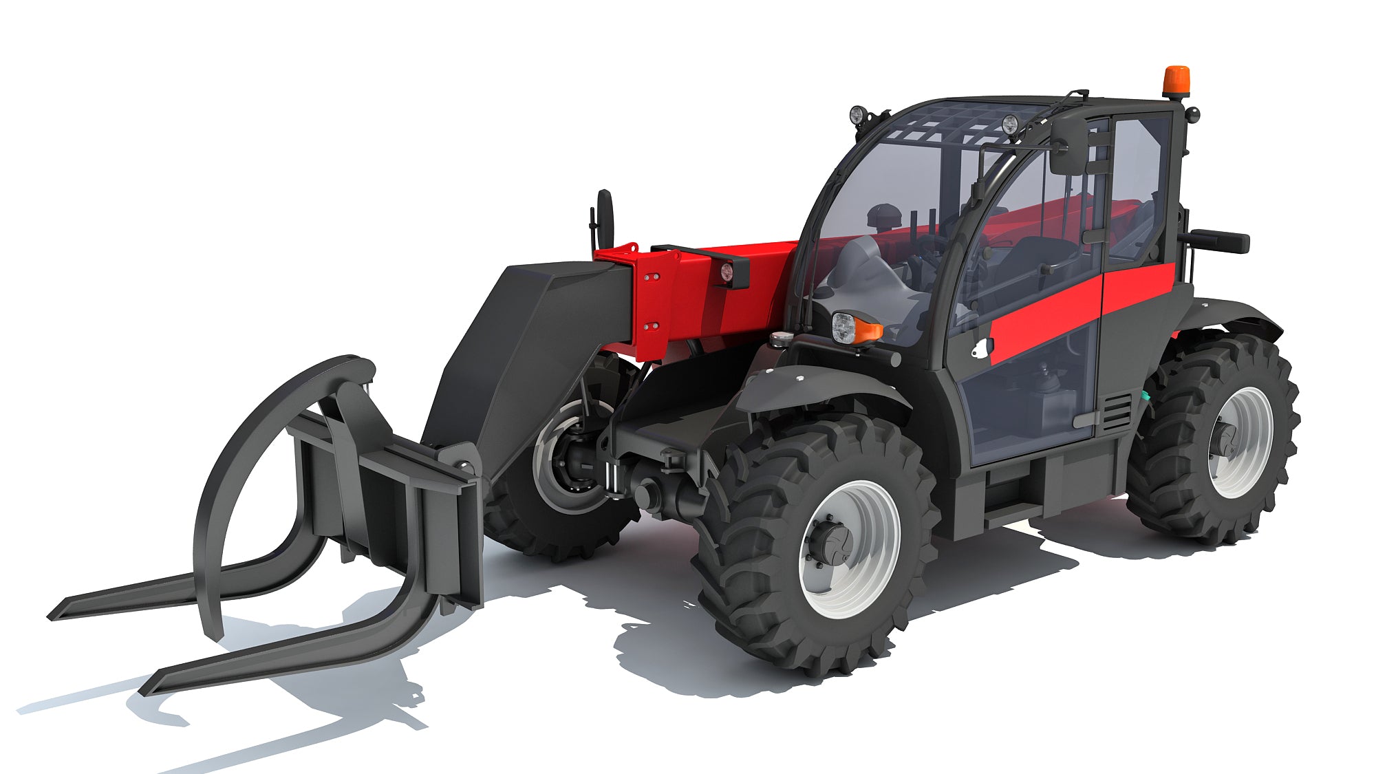 Telehandler Forklift 3D