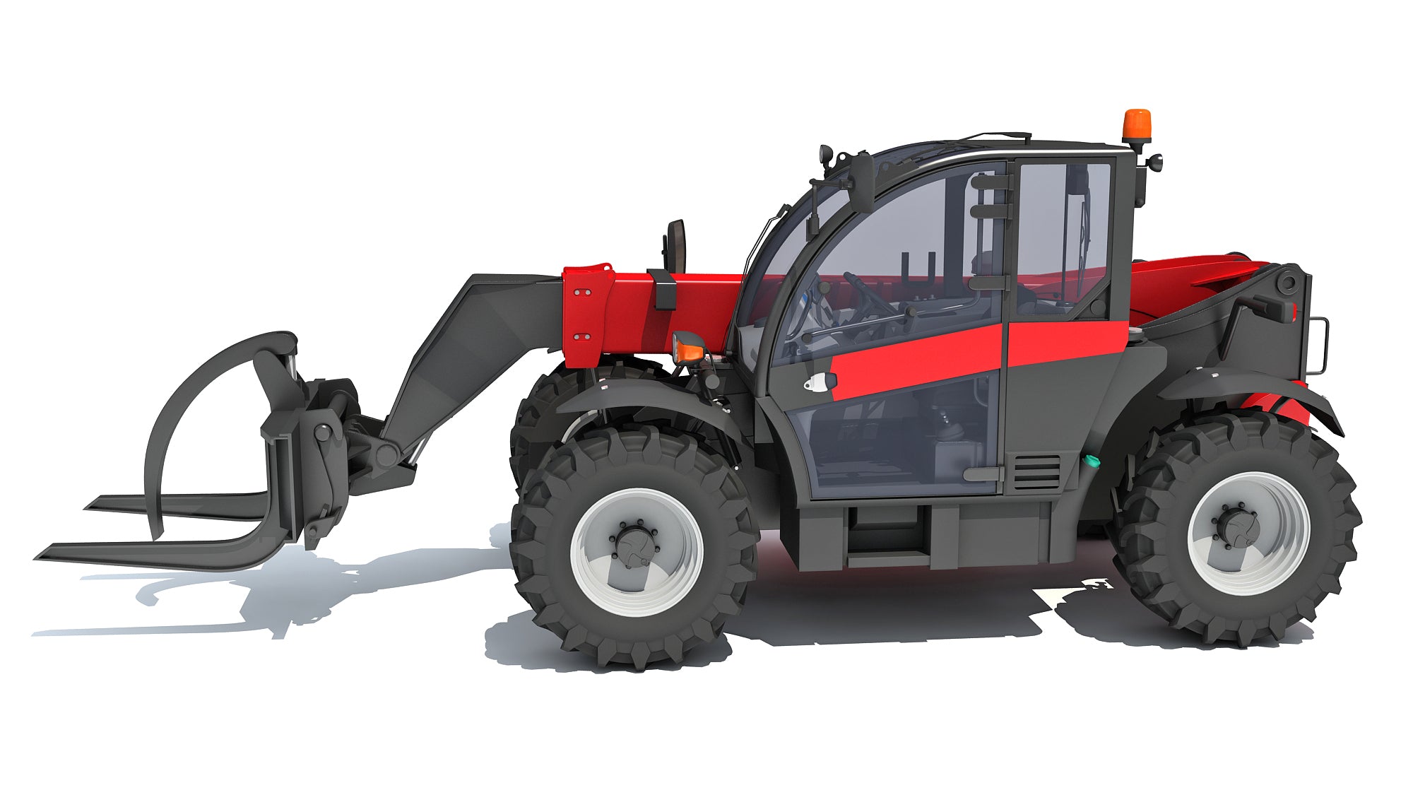 Telehandler Forklift 3D