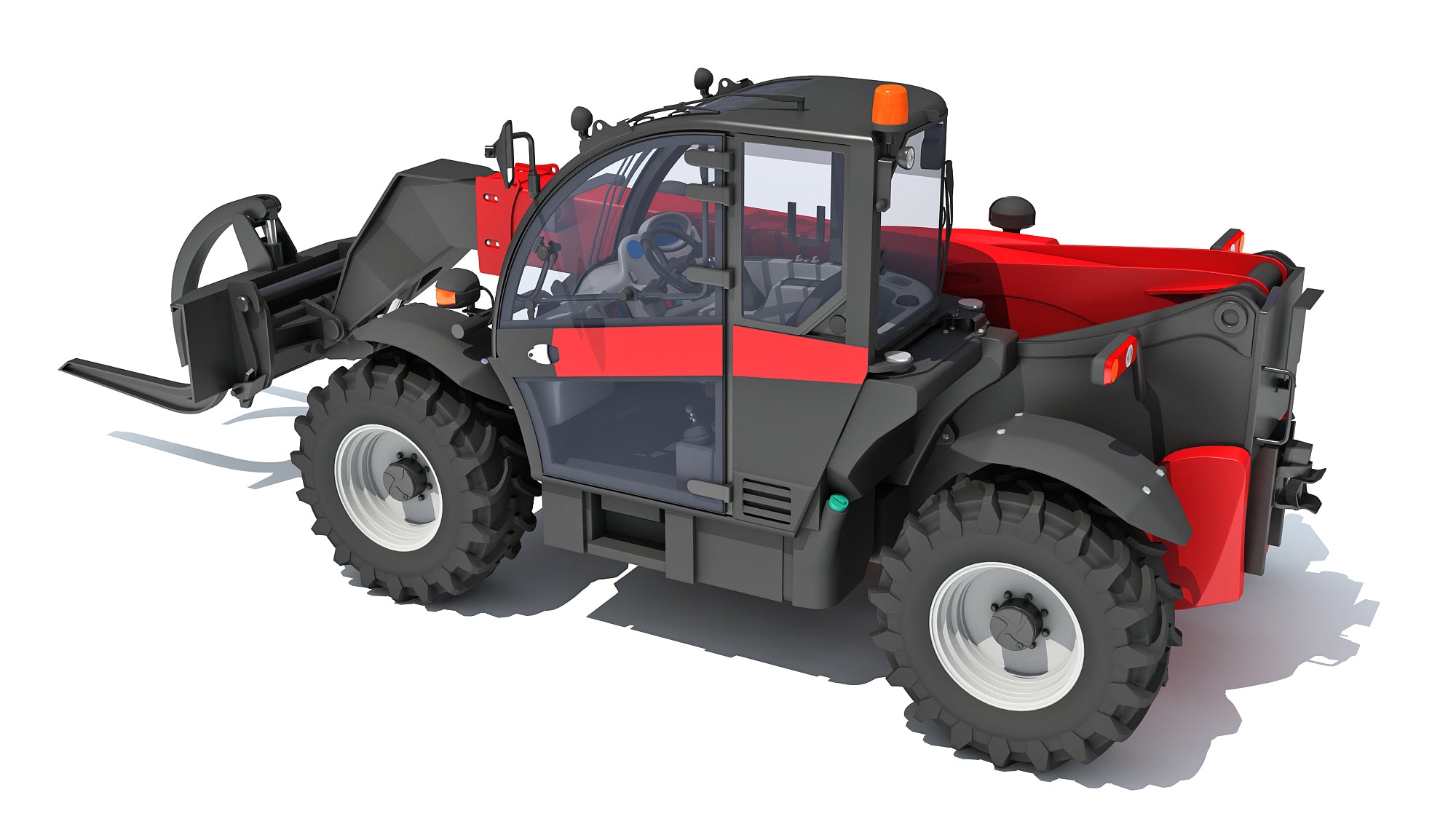 Telehandler Forklift 3D