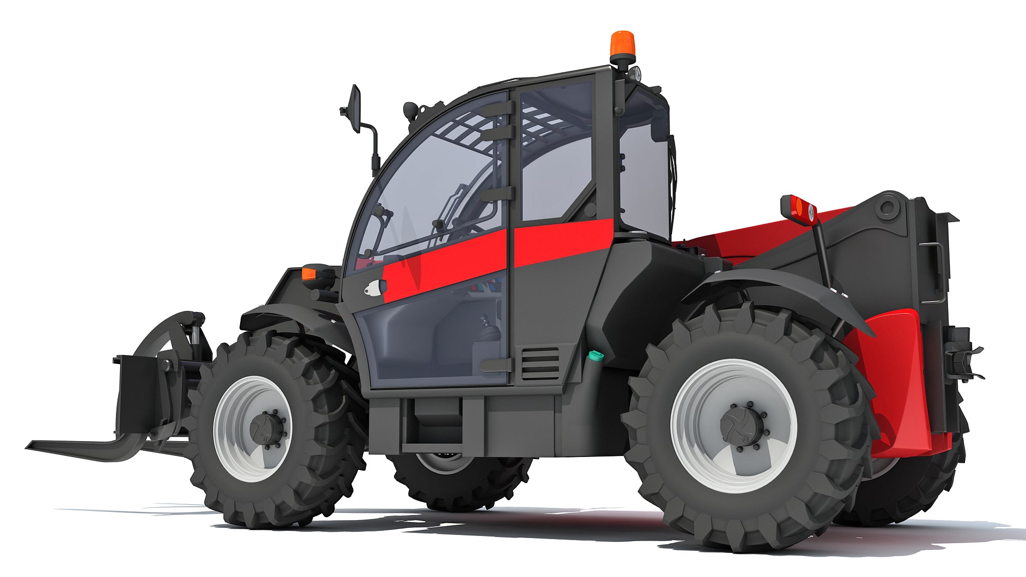 Telehandler Forklift 3D