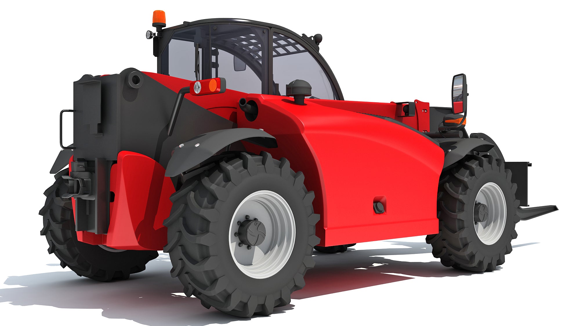 Telehandler Forklift 3D