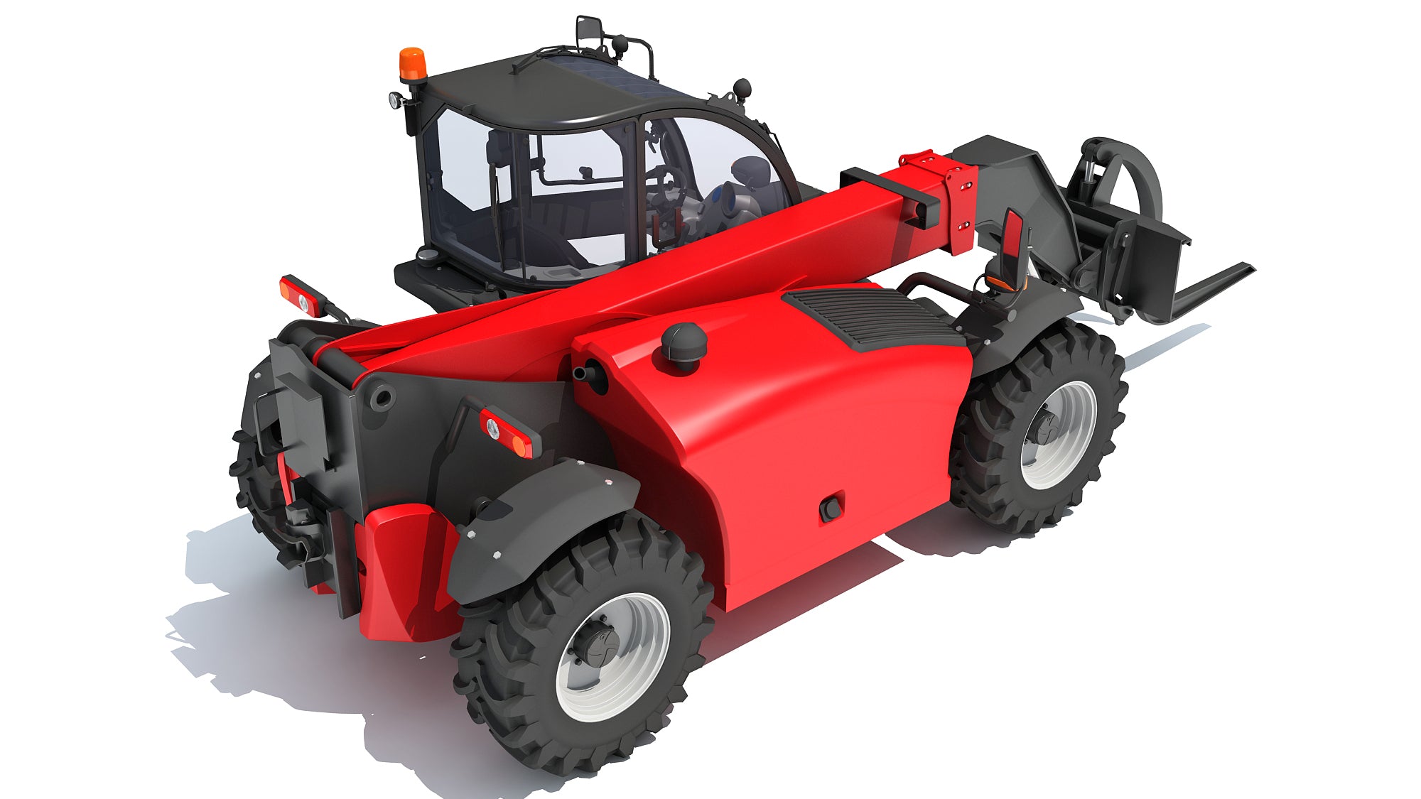 Telehandler Forklift 3D
