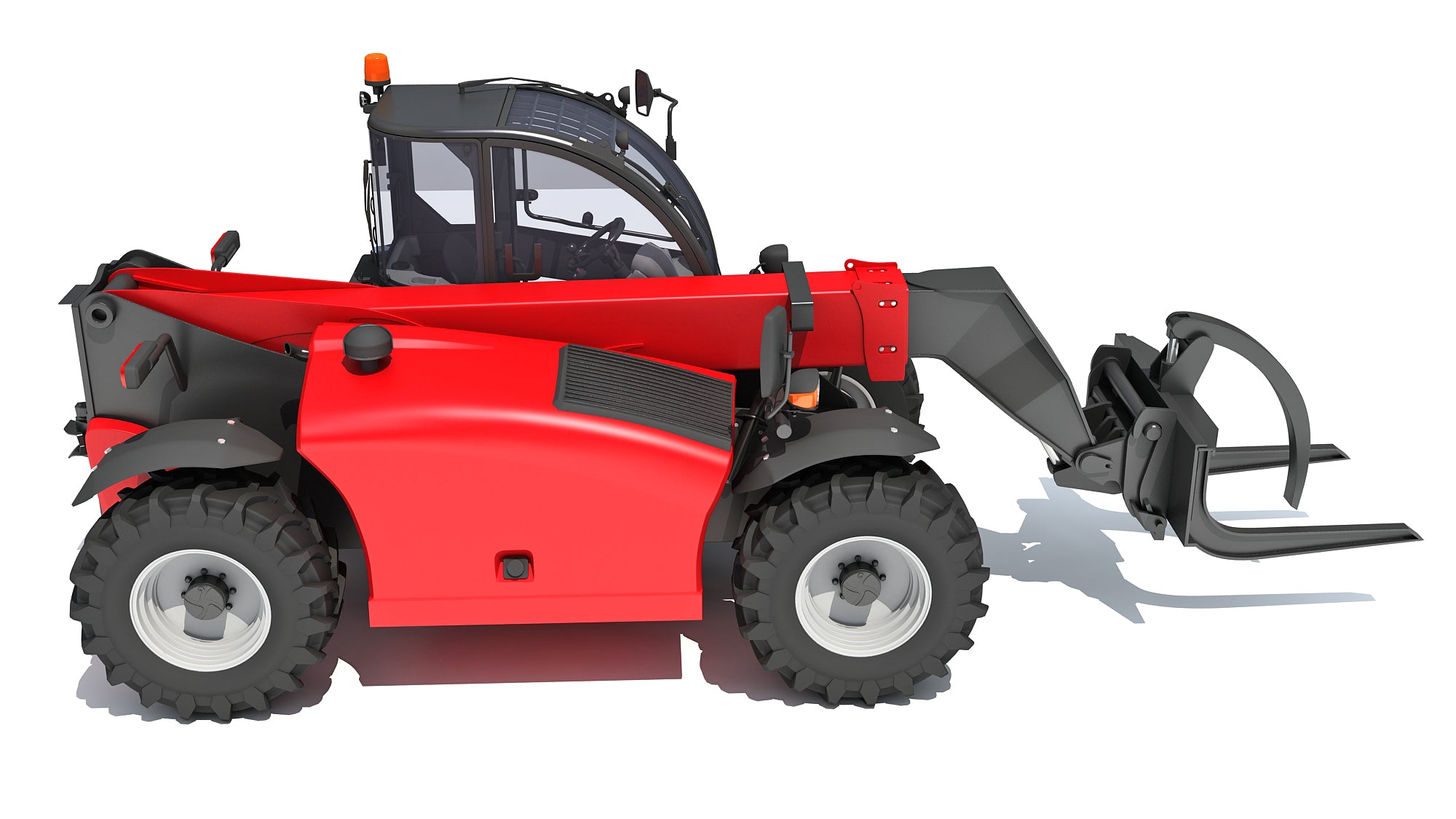 Telehandler Forklift 3D