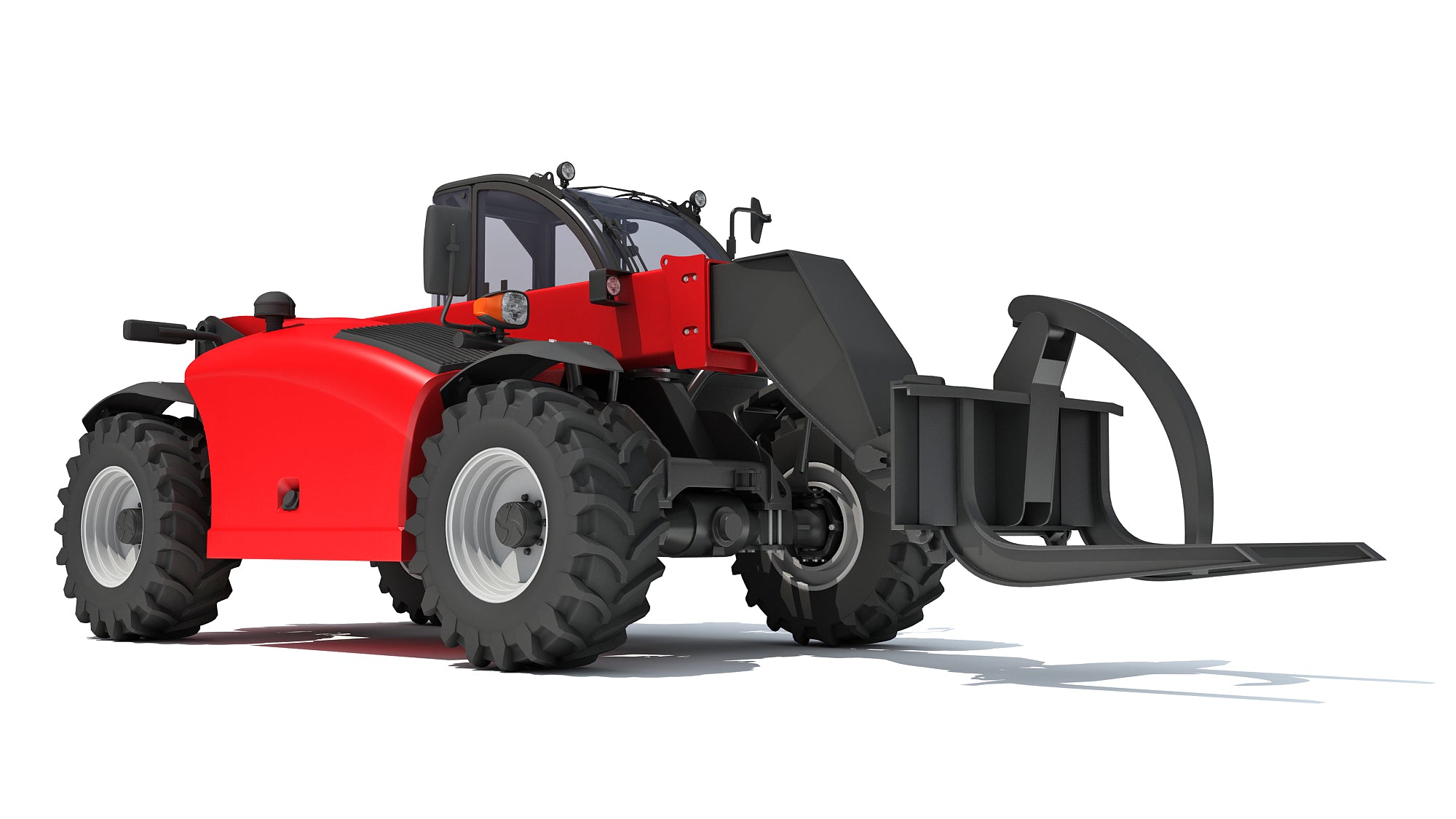 Telehandler Forklift 3D