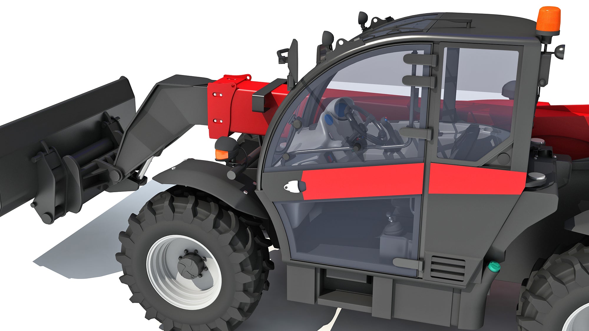 Telehandler Scoop Bucket 3D model