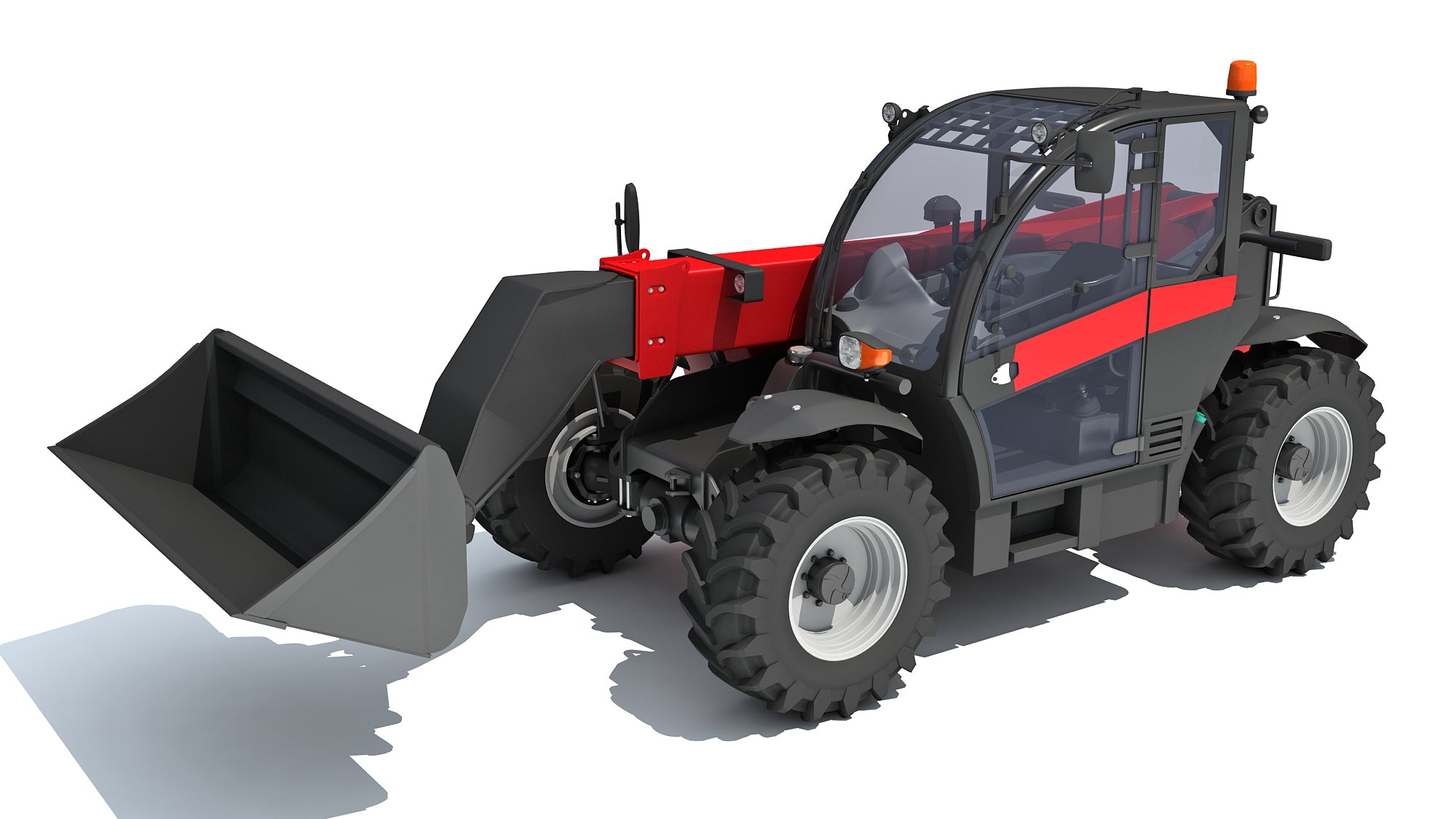 Telehandler Scoop Bucket 3D model