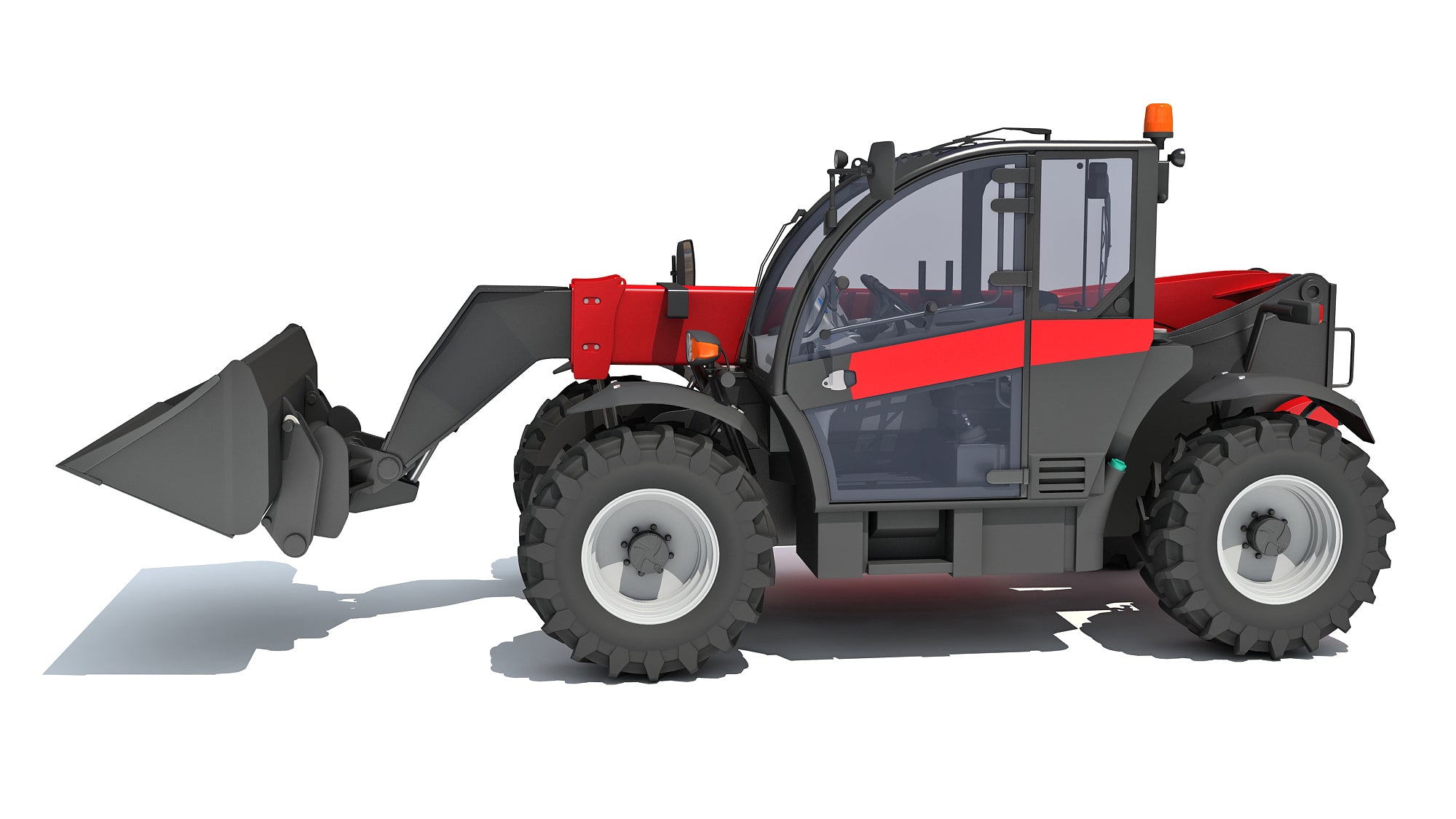 Telehandler Scoop Bucket 3D model