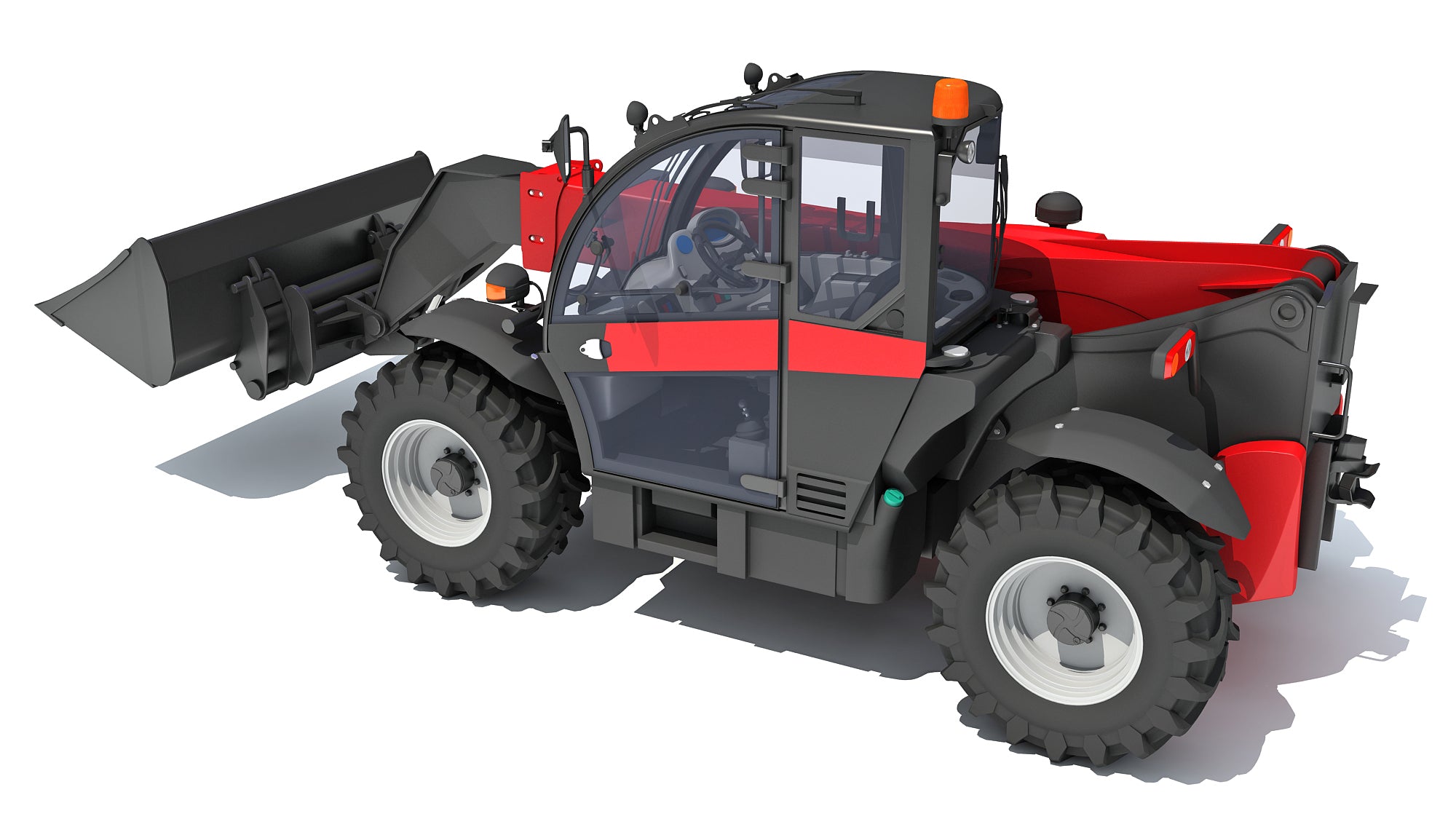 Telehandler Scoop Bucket 3D model