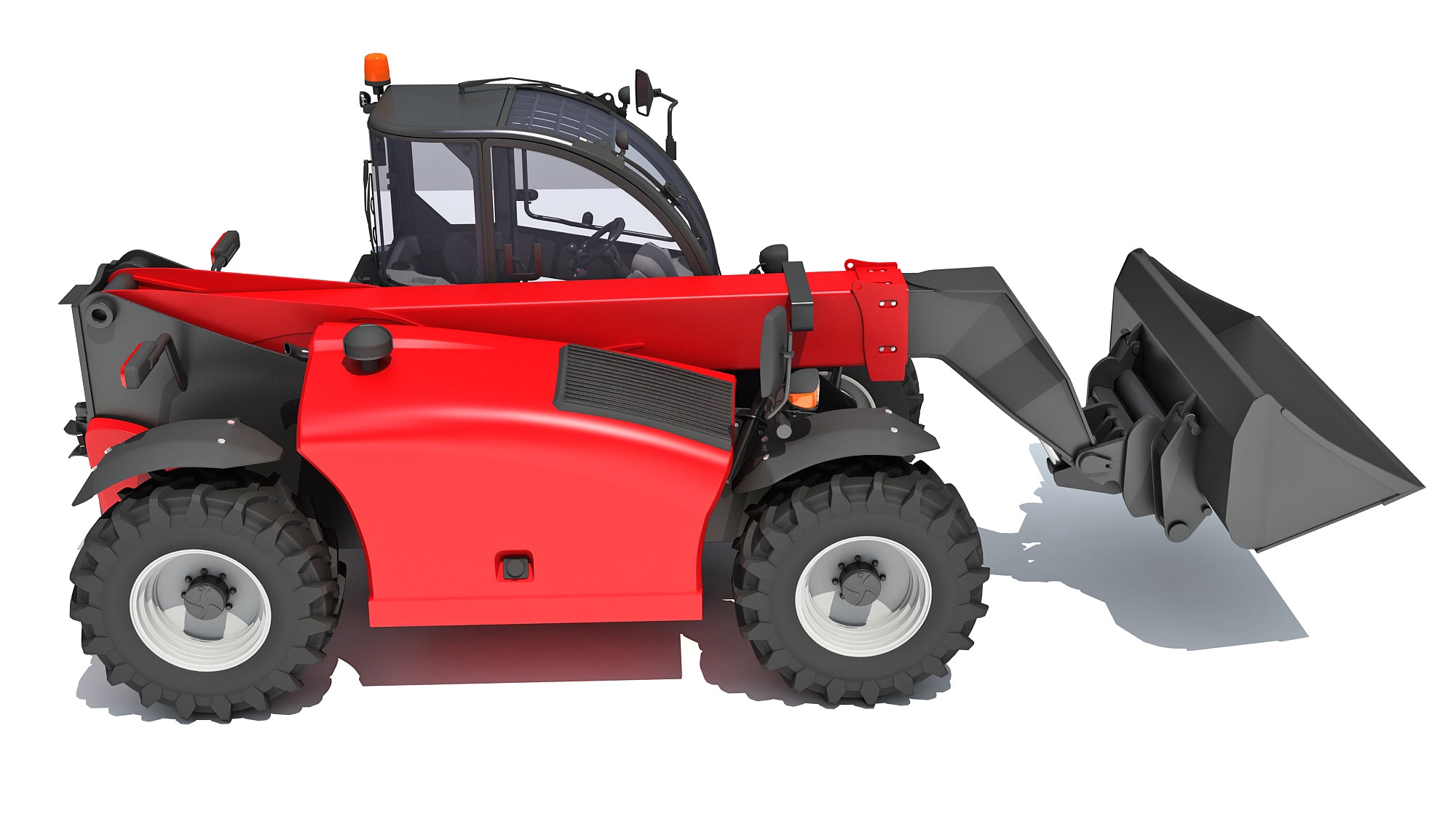 Telehandler Scoop Bucket 3D model