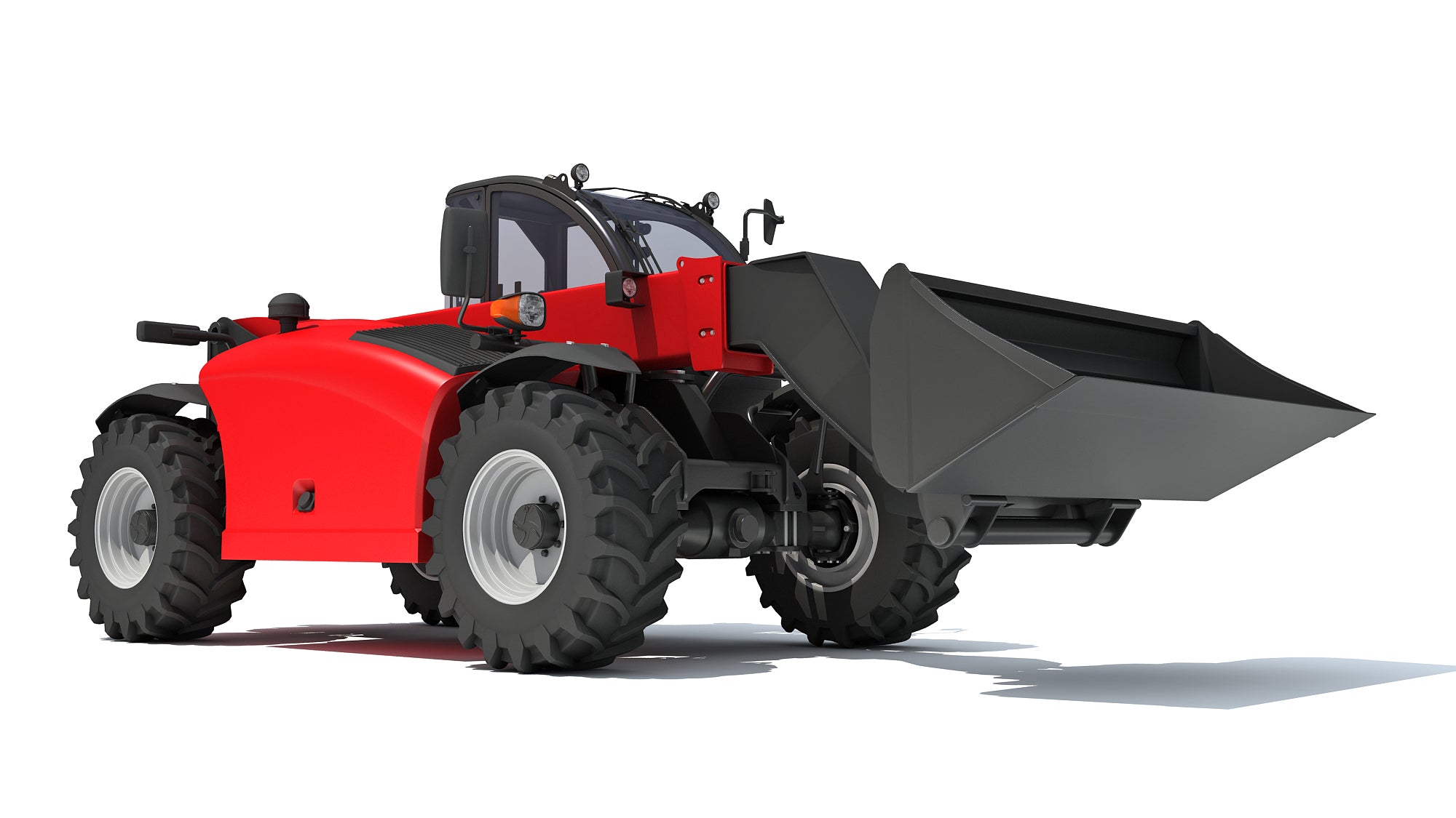Telehandler Scoop Bucket 3D model