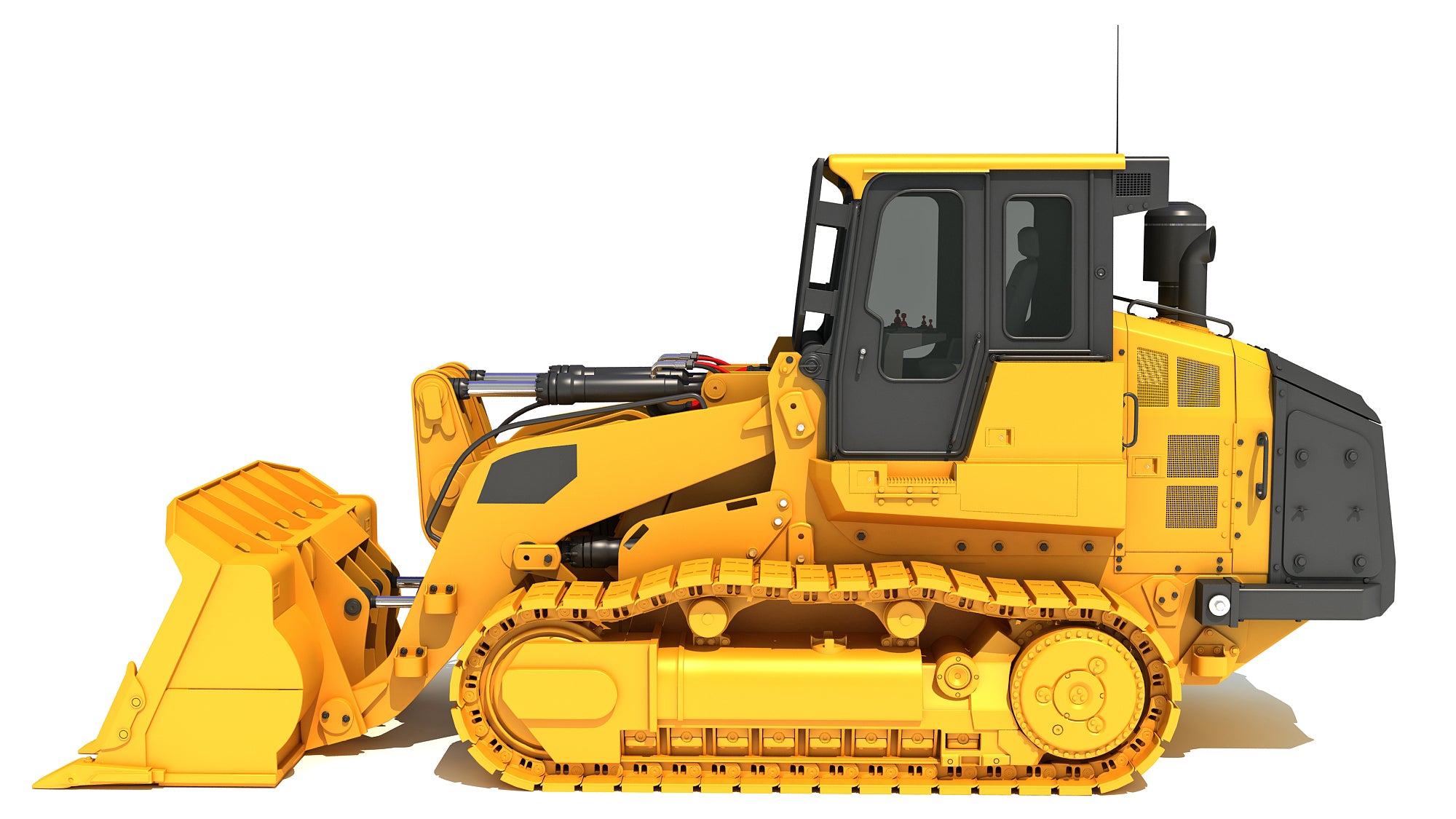 Track Loader 3D Model