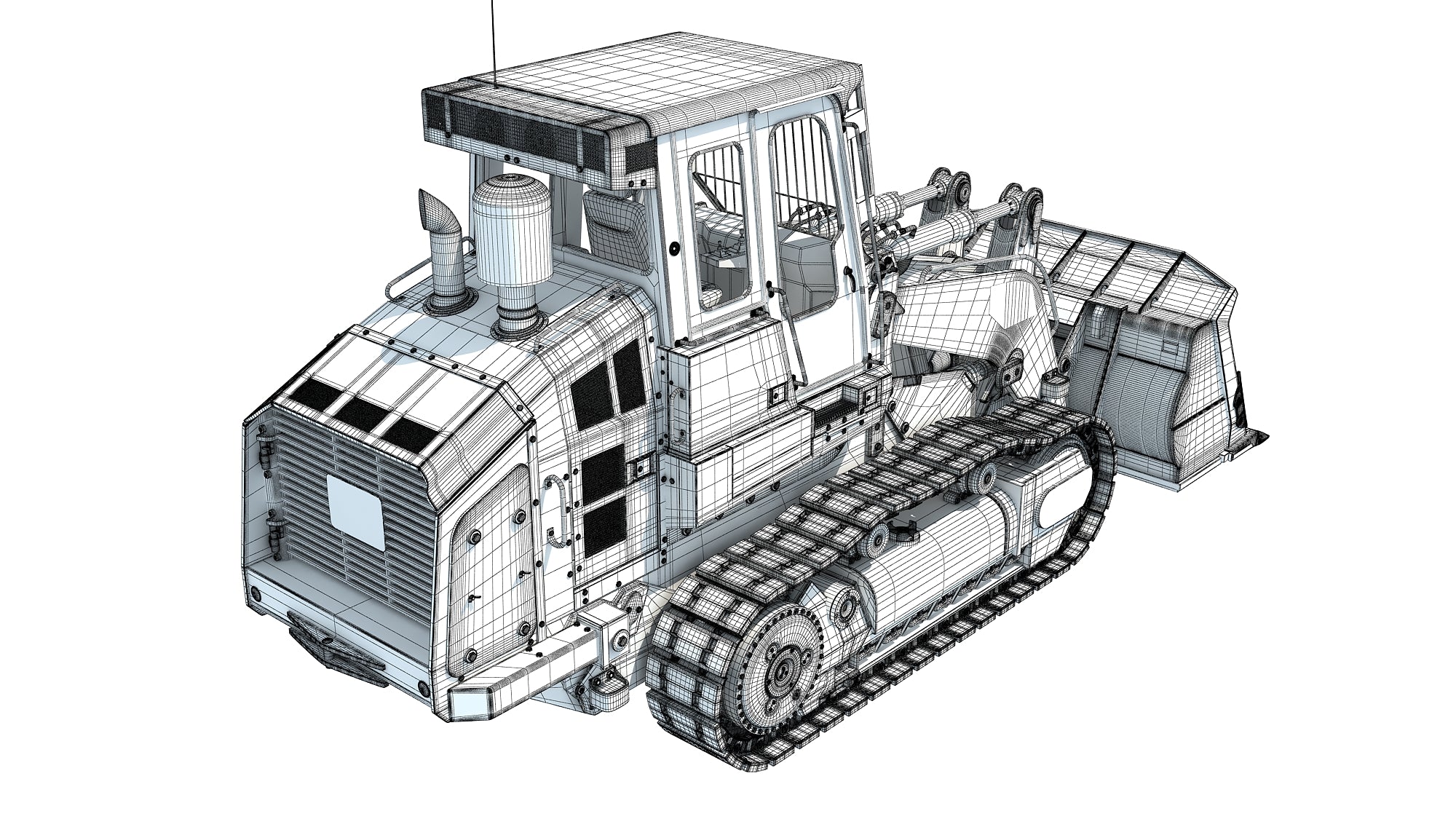 Track Loader 3D Model
