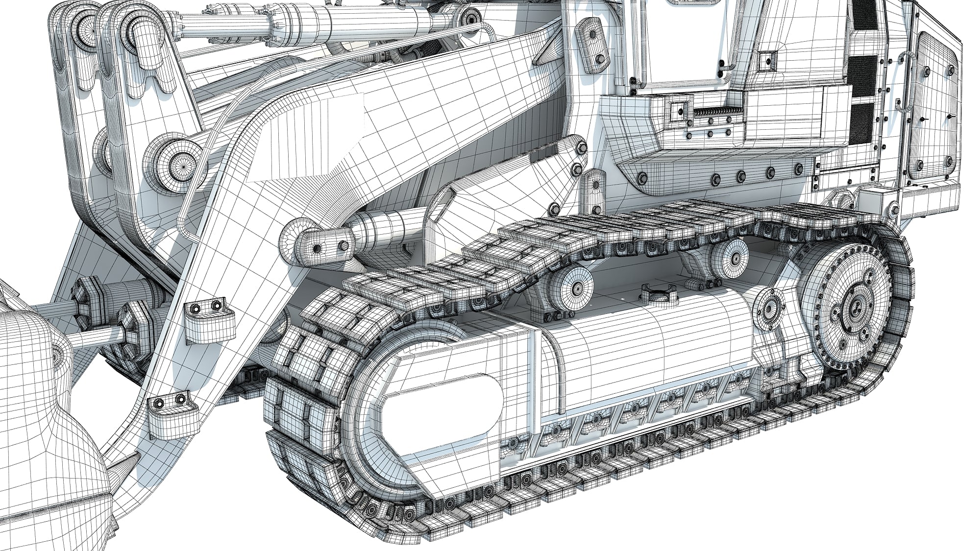 Track Loader 3D Model