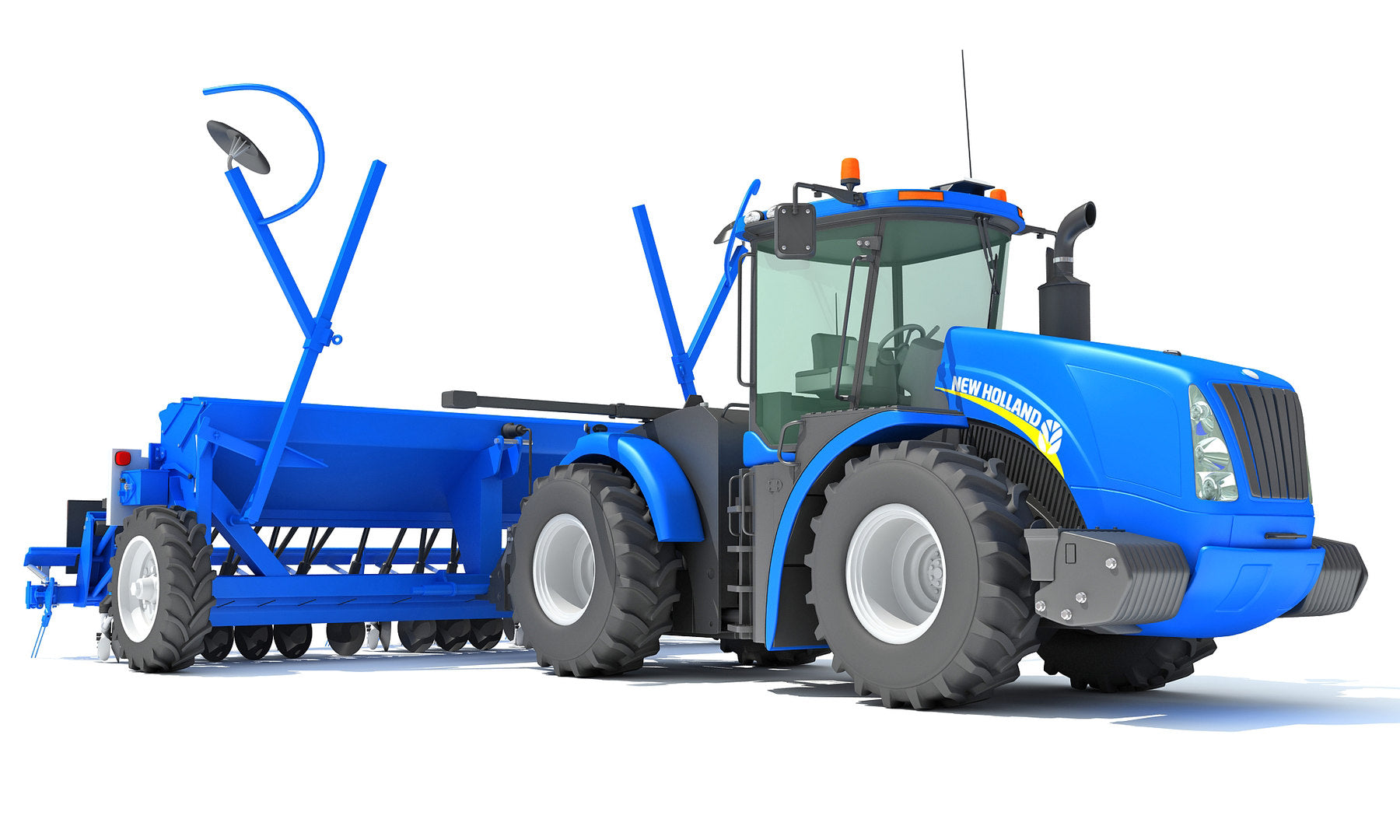 Seed Drill 3D Models