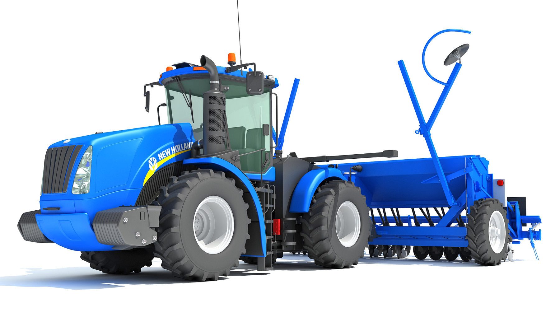 Seed Drill 3D Models