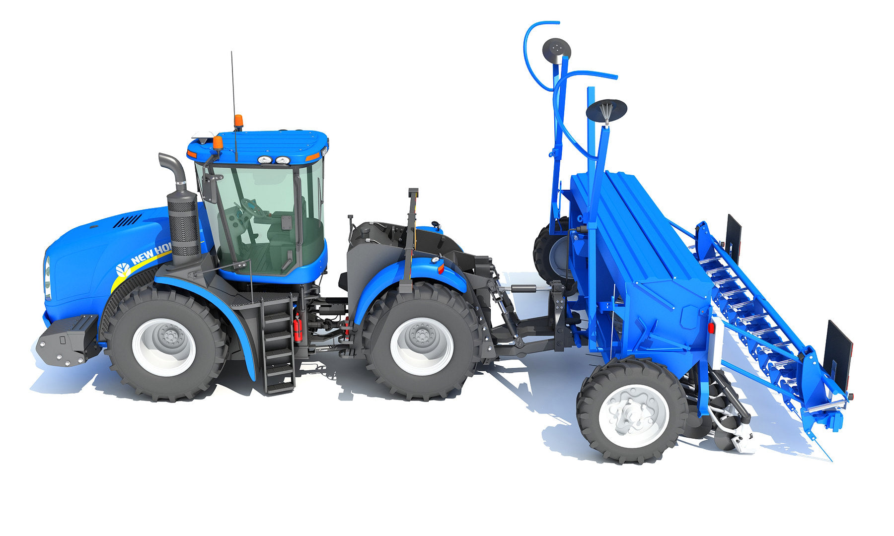 Seed Drill 3D Models