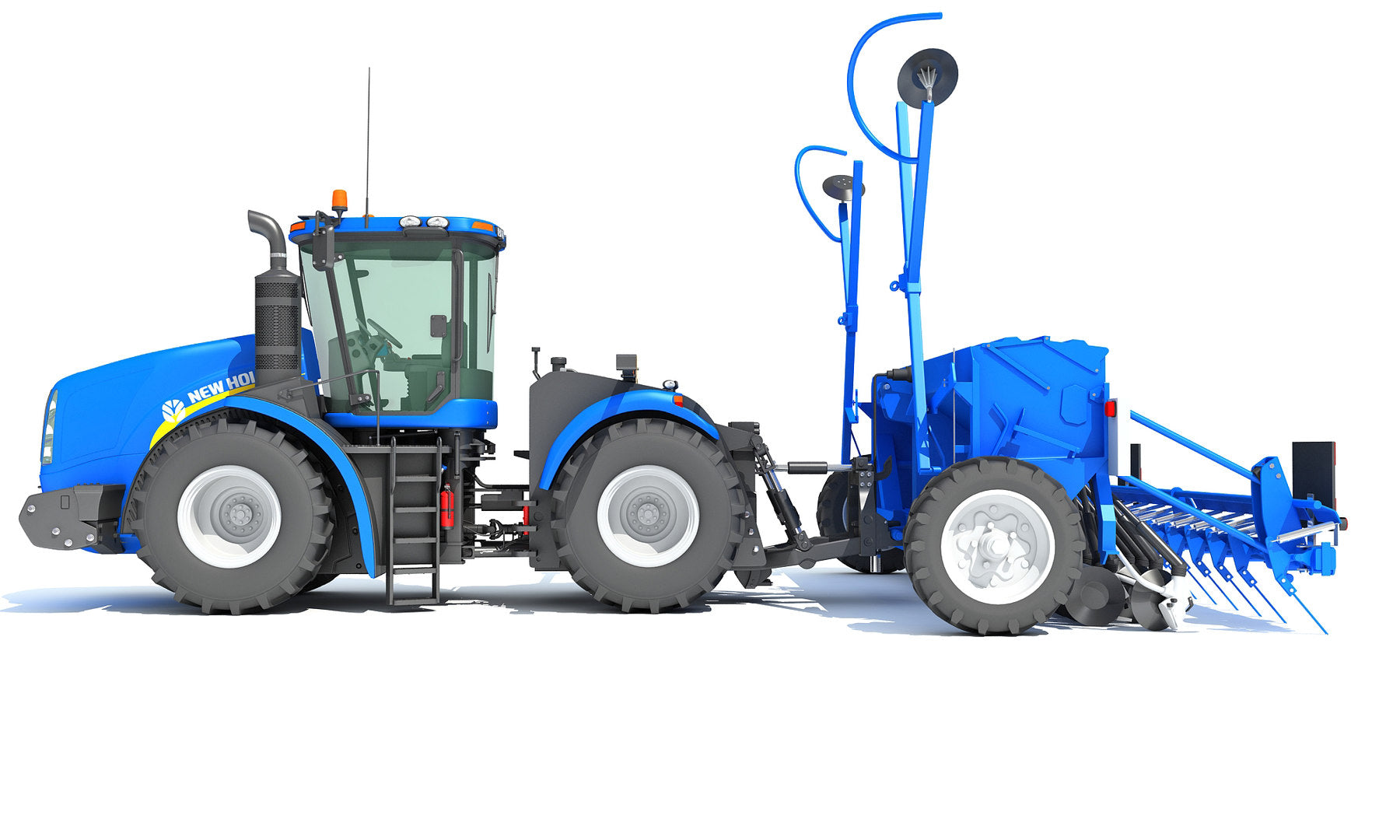 Seed Drill 3D Models