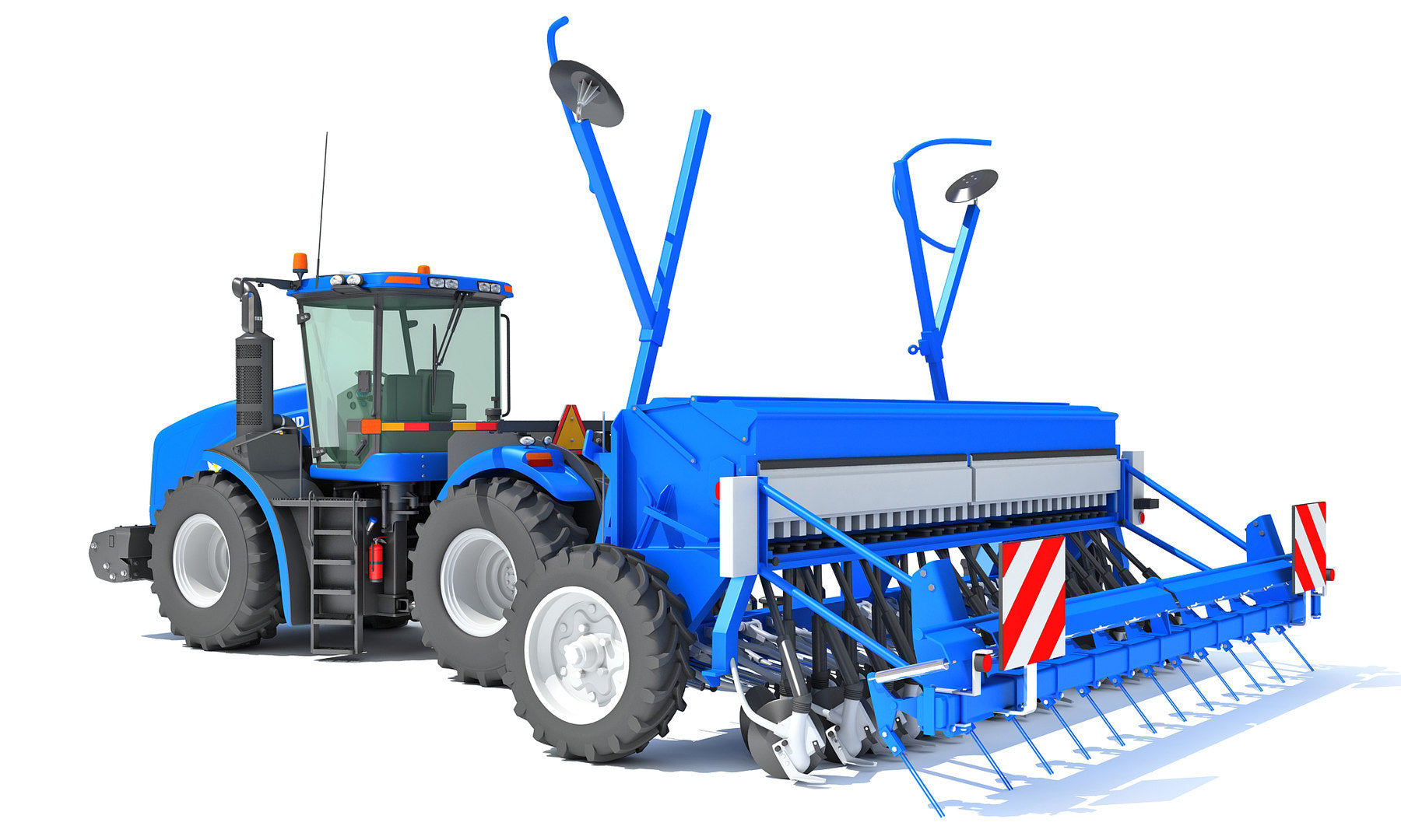 Seed Drill 3D Models