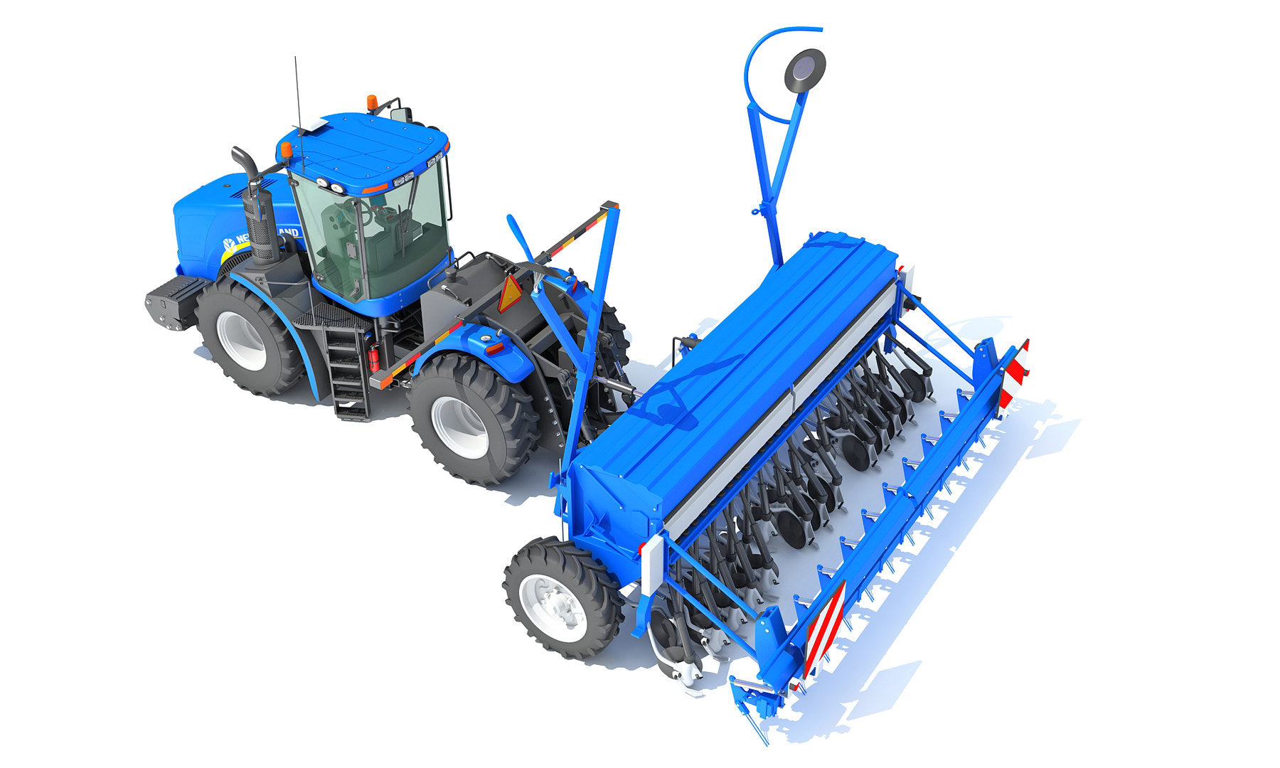 Seed Drill 3D Models