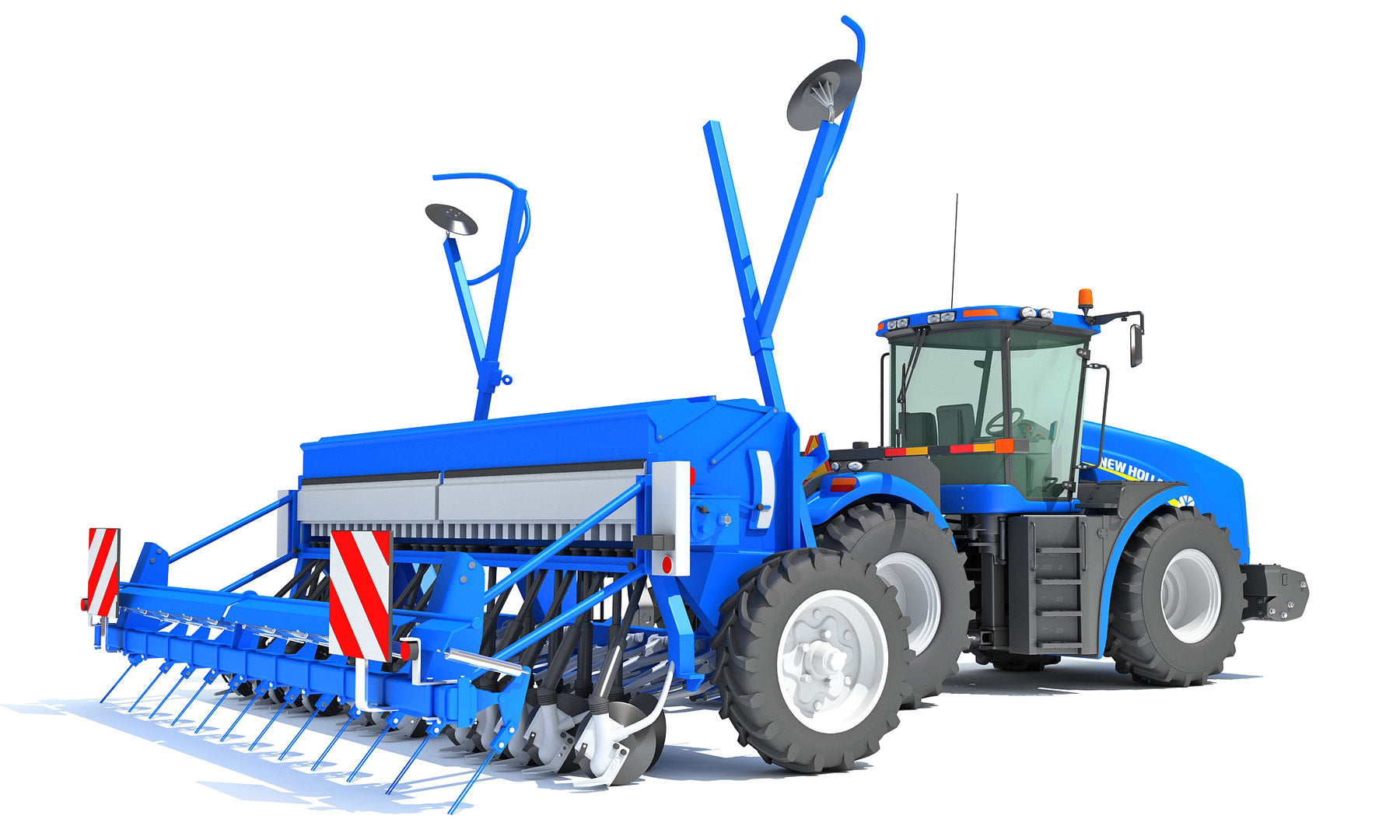 Seed Drill 3D Models