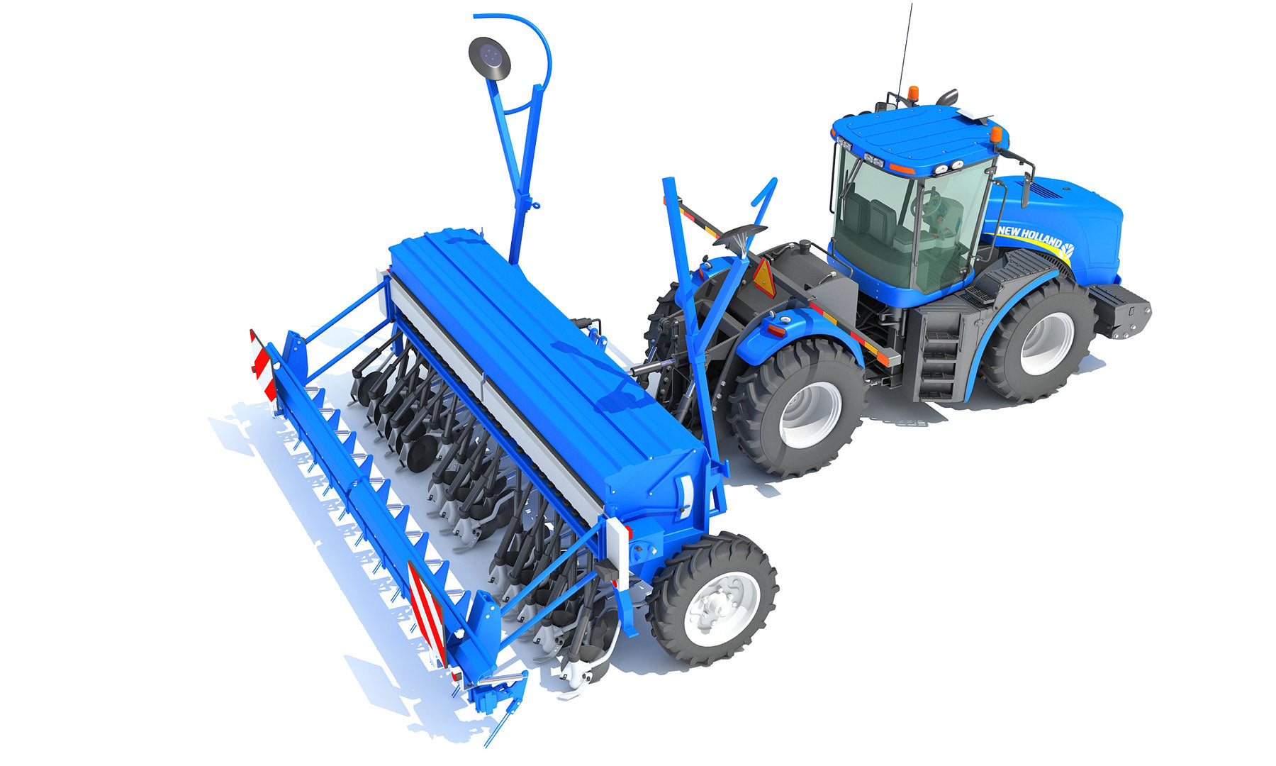 Seed Drill 3D Models