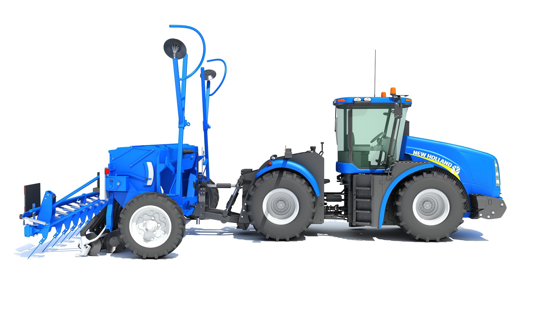 Seed Drill 3D Models