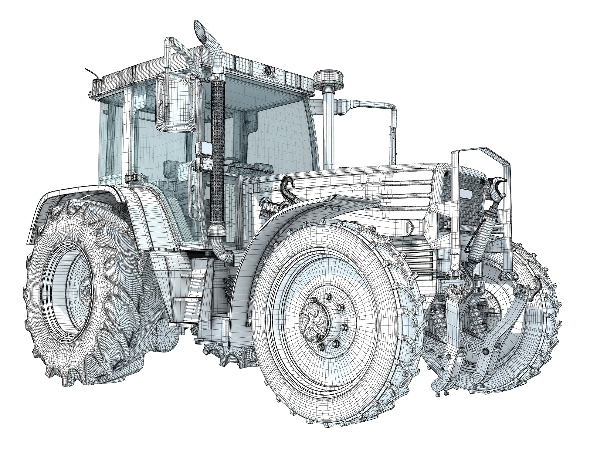 3D Tractor Model