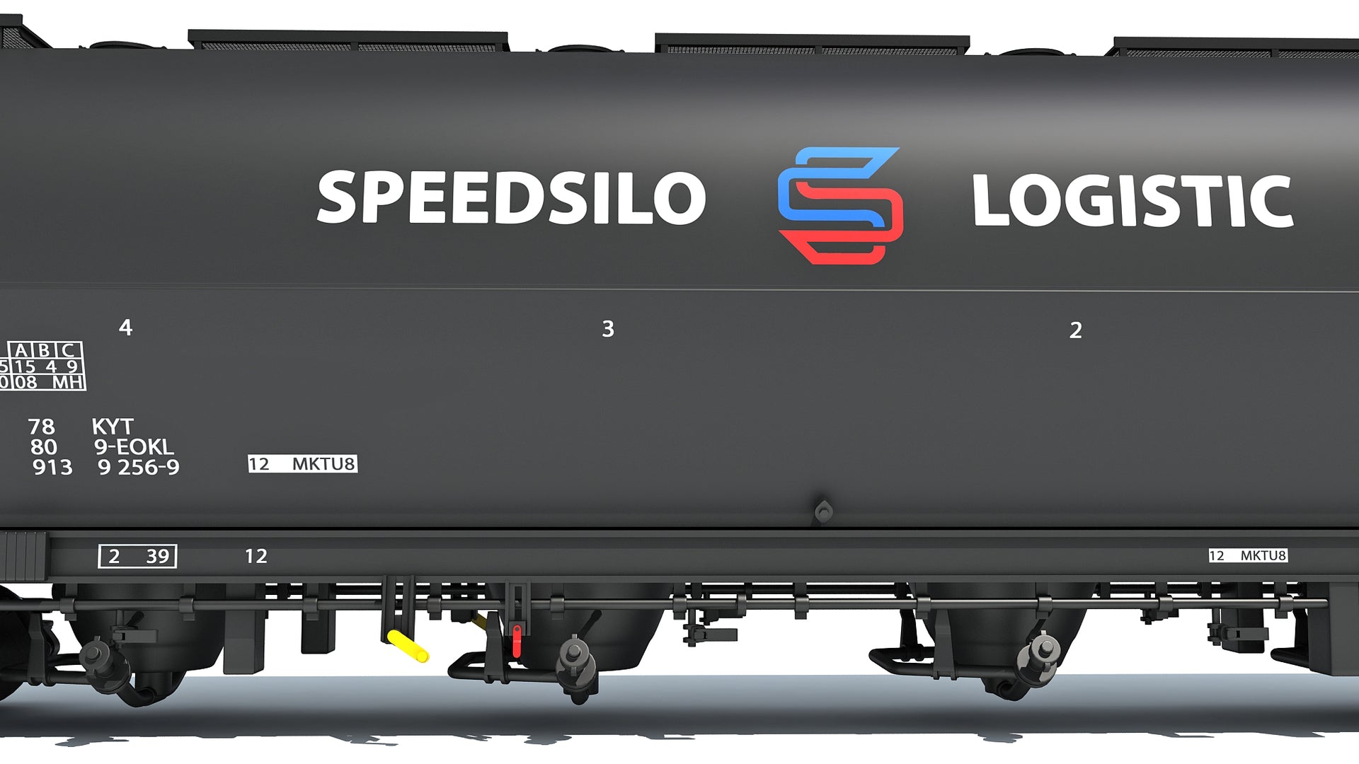 Railroad Silo Tank Train Car