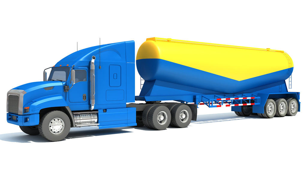 Truck with Tanker Trailer