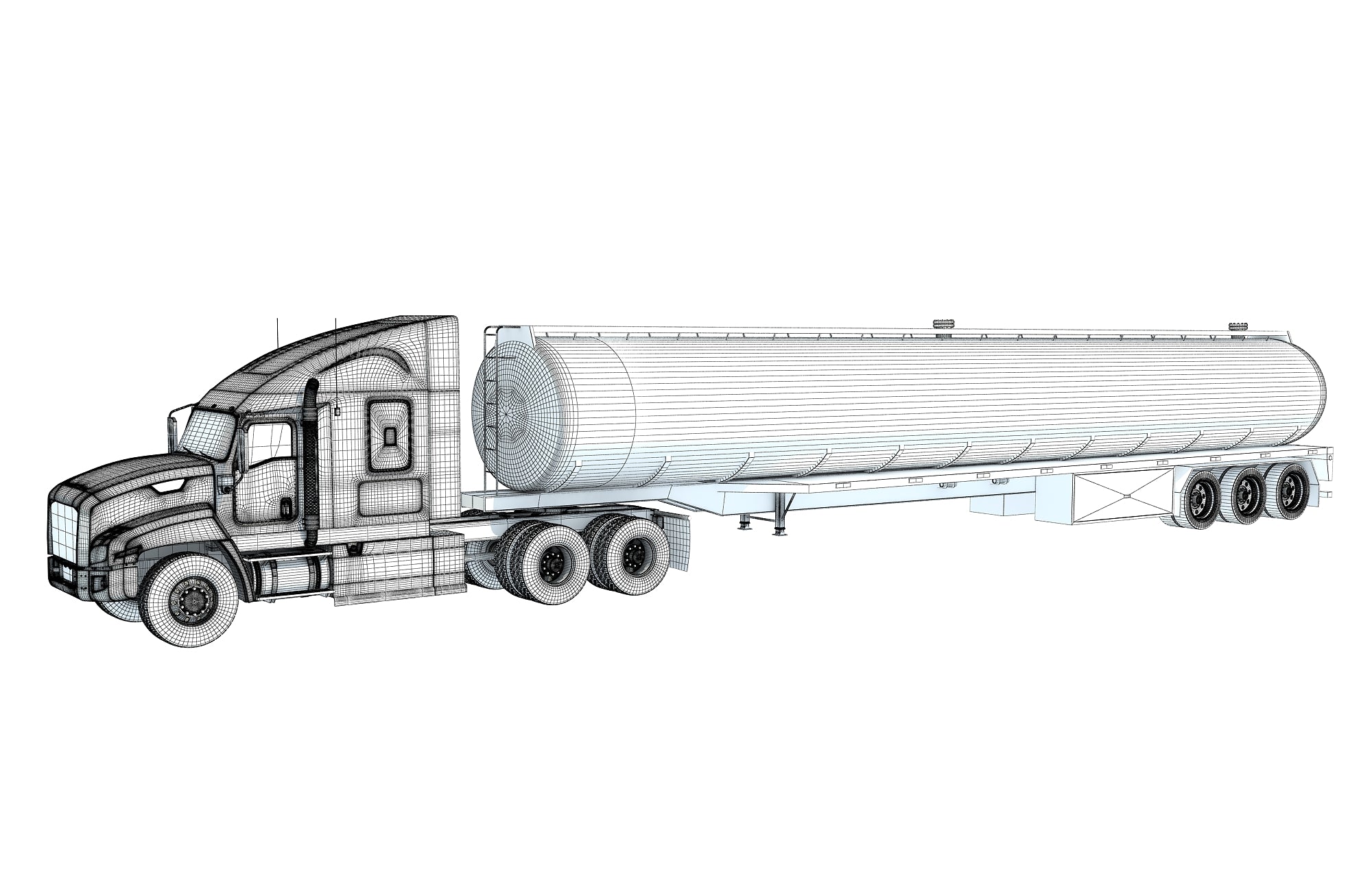 3D Truck Tank Models