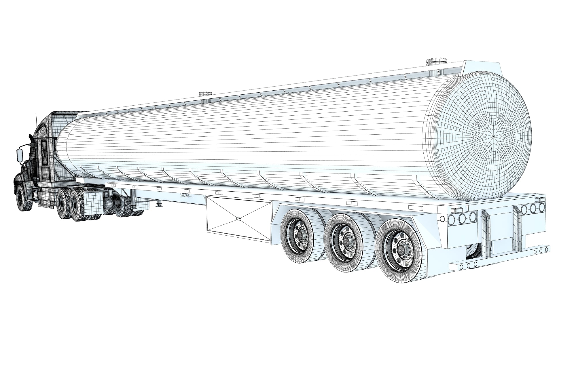 3D Truck Tank Models