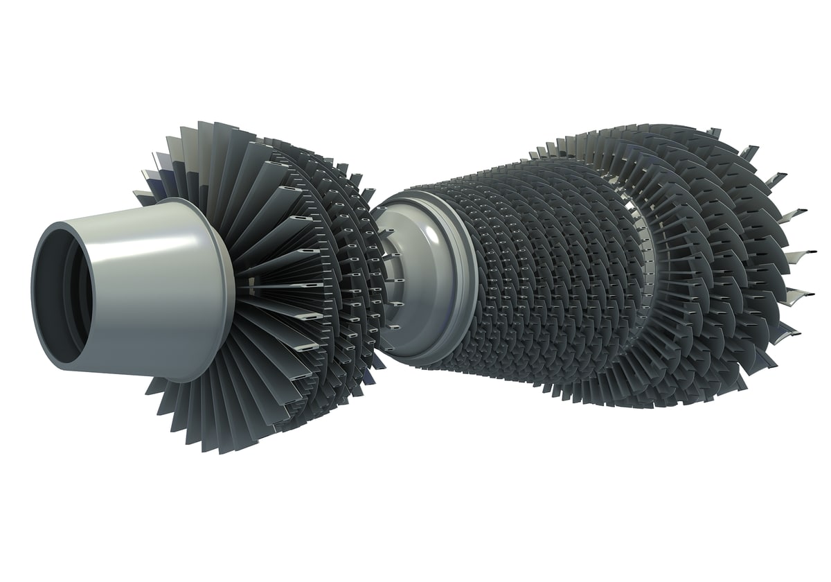 3D Turbines Collection Model