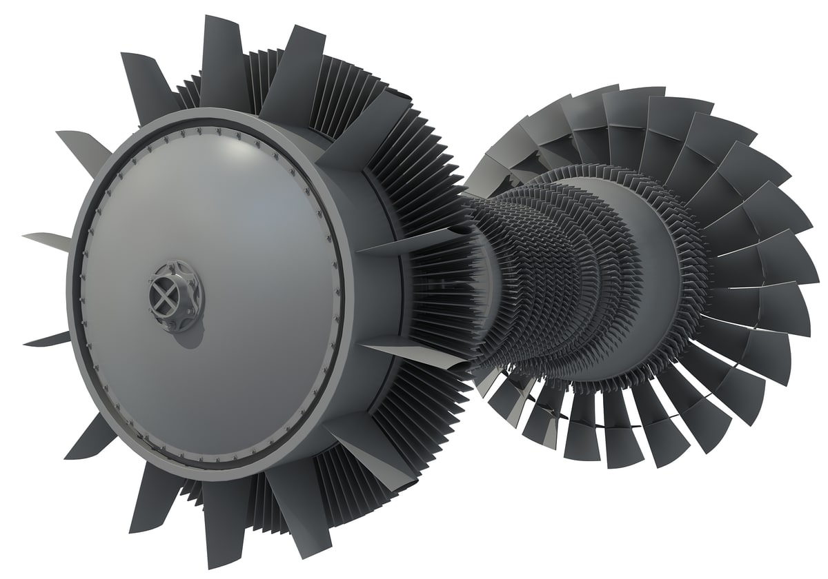 3D Turbines Collection Model