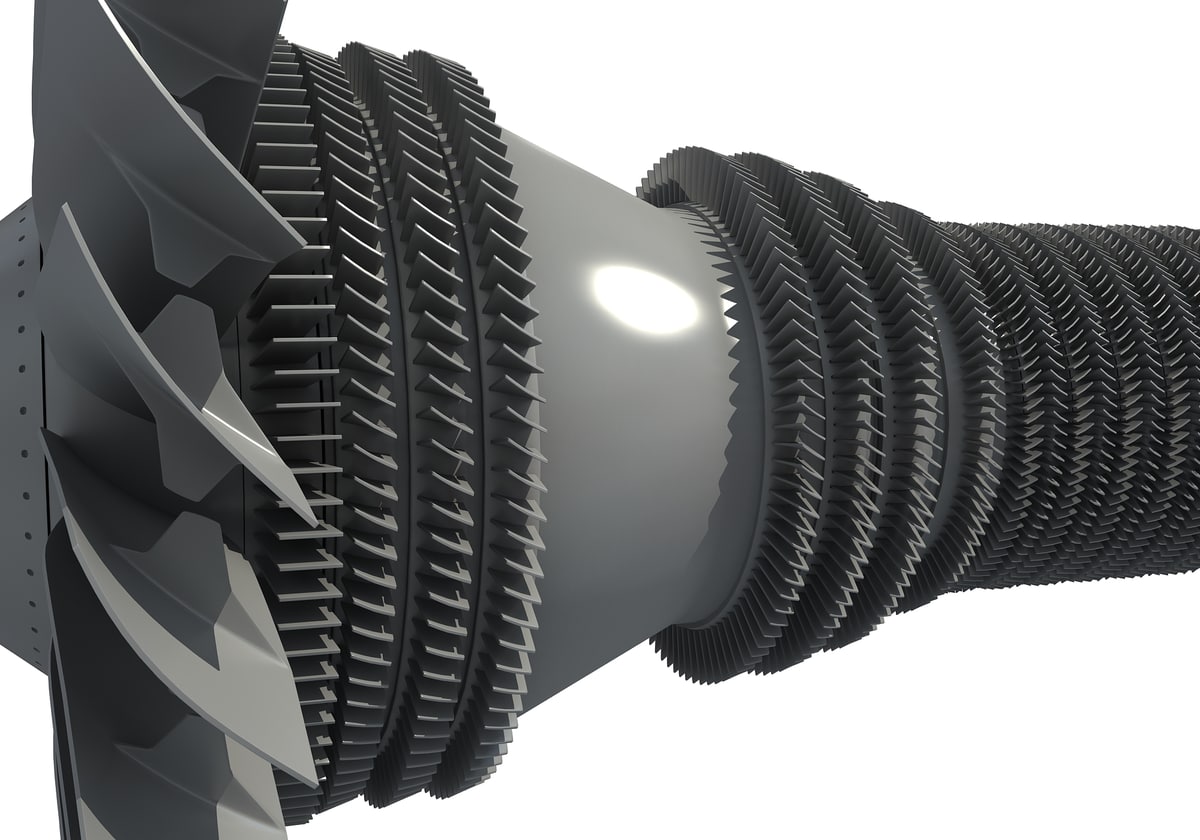 3D Turbines Collection Model