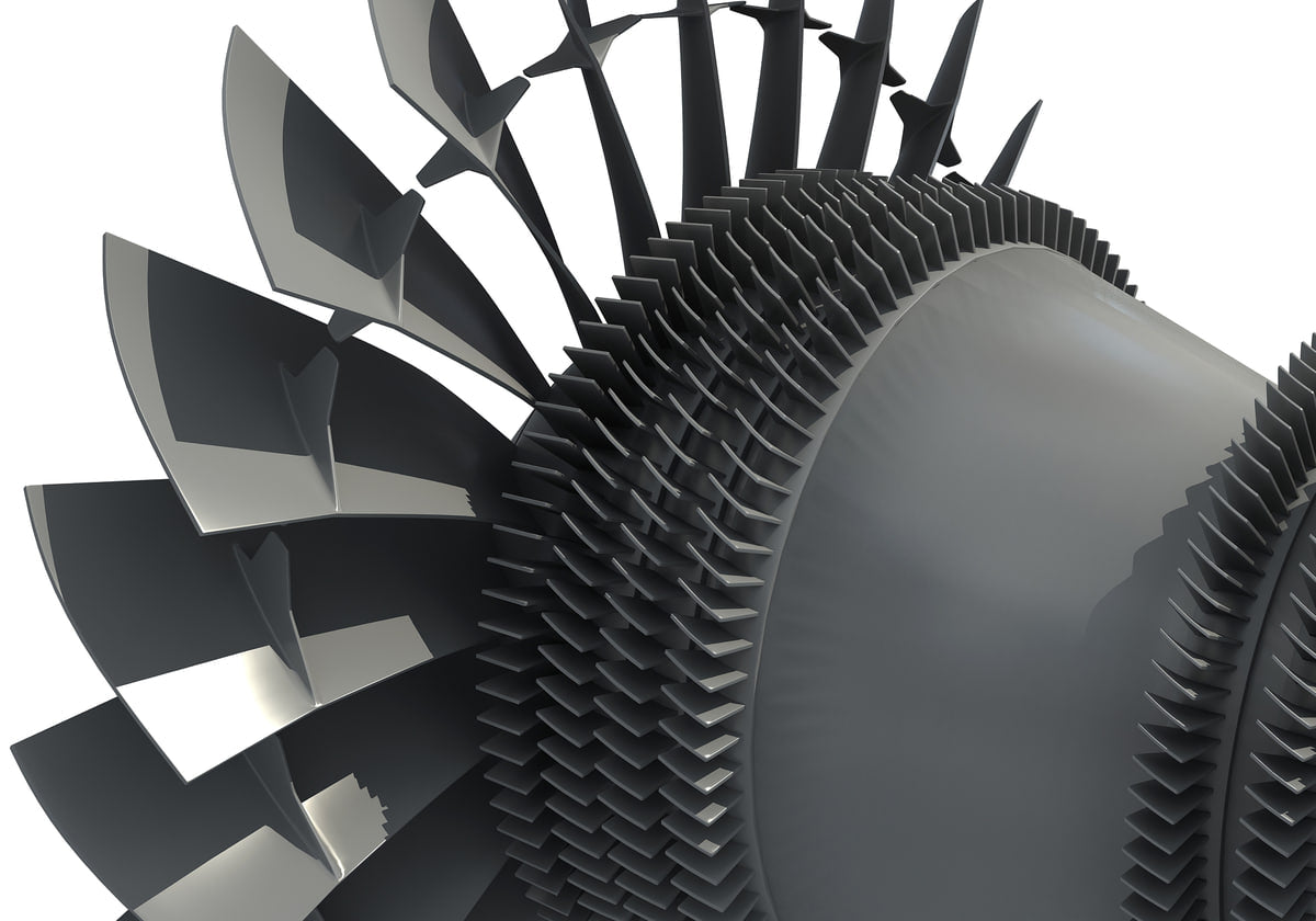 3D Turbines Collection Model