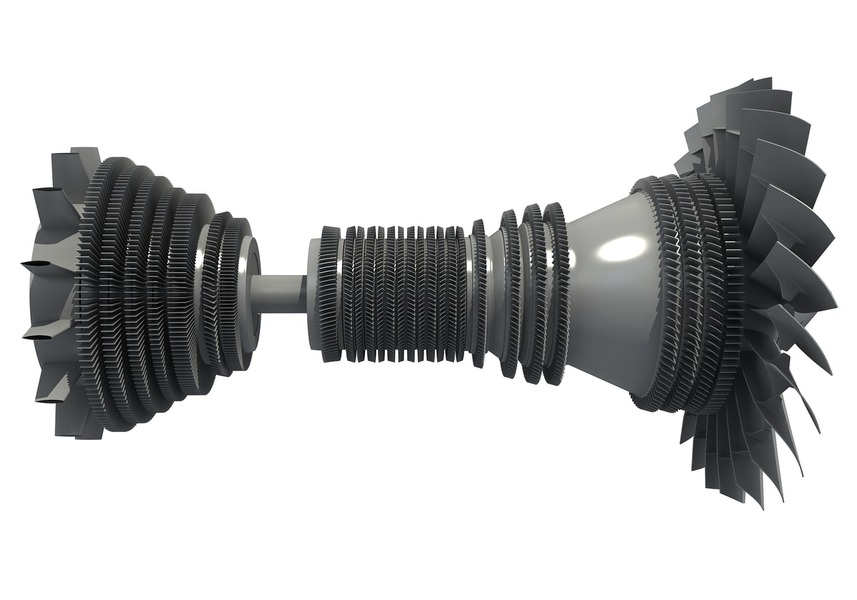 3D Turbines Collection Model