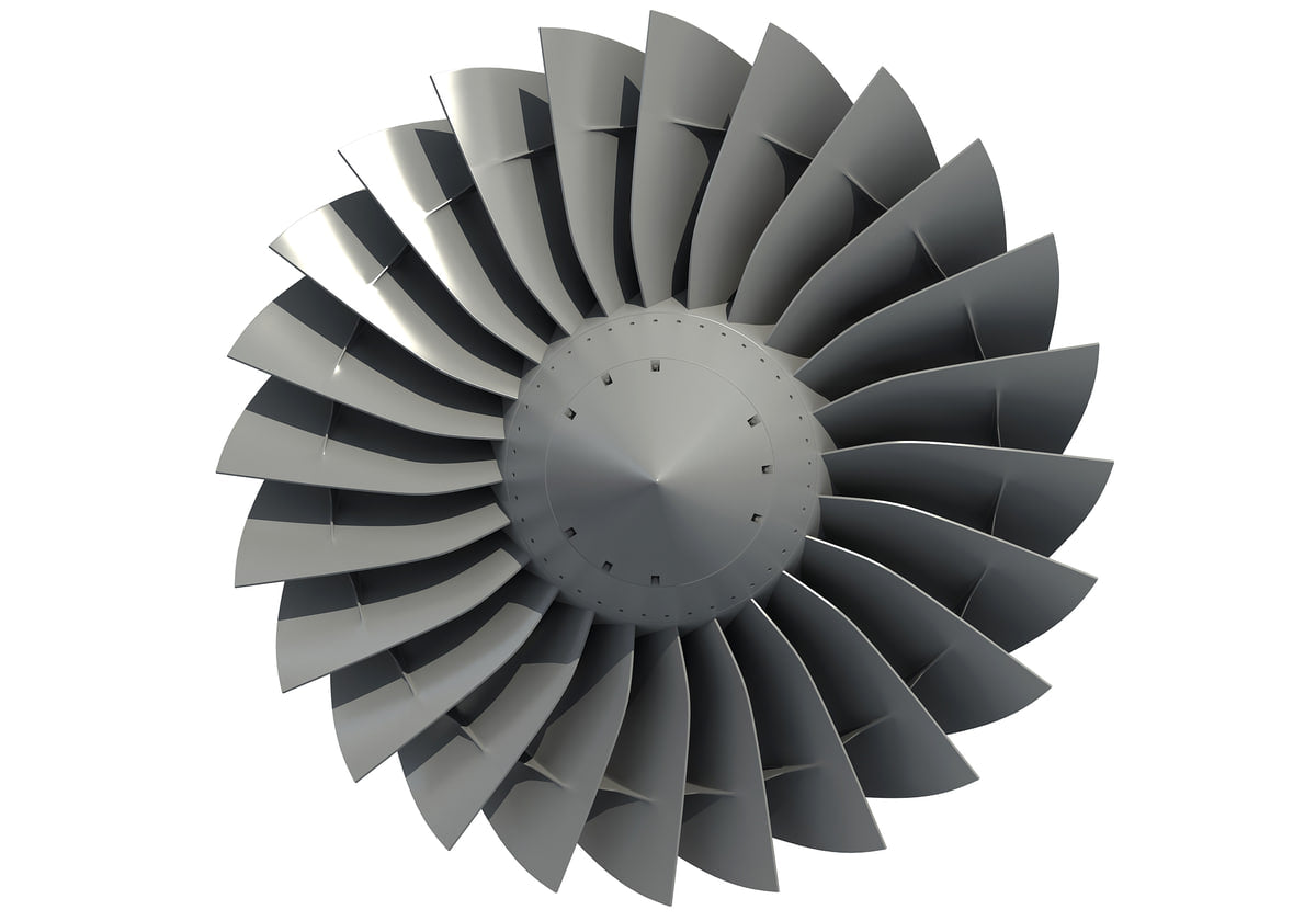 3D Turbines Collection Model