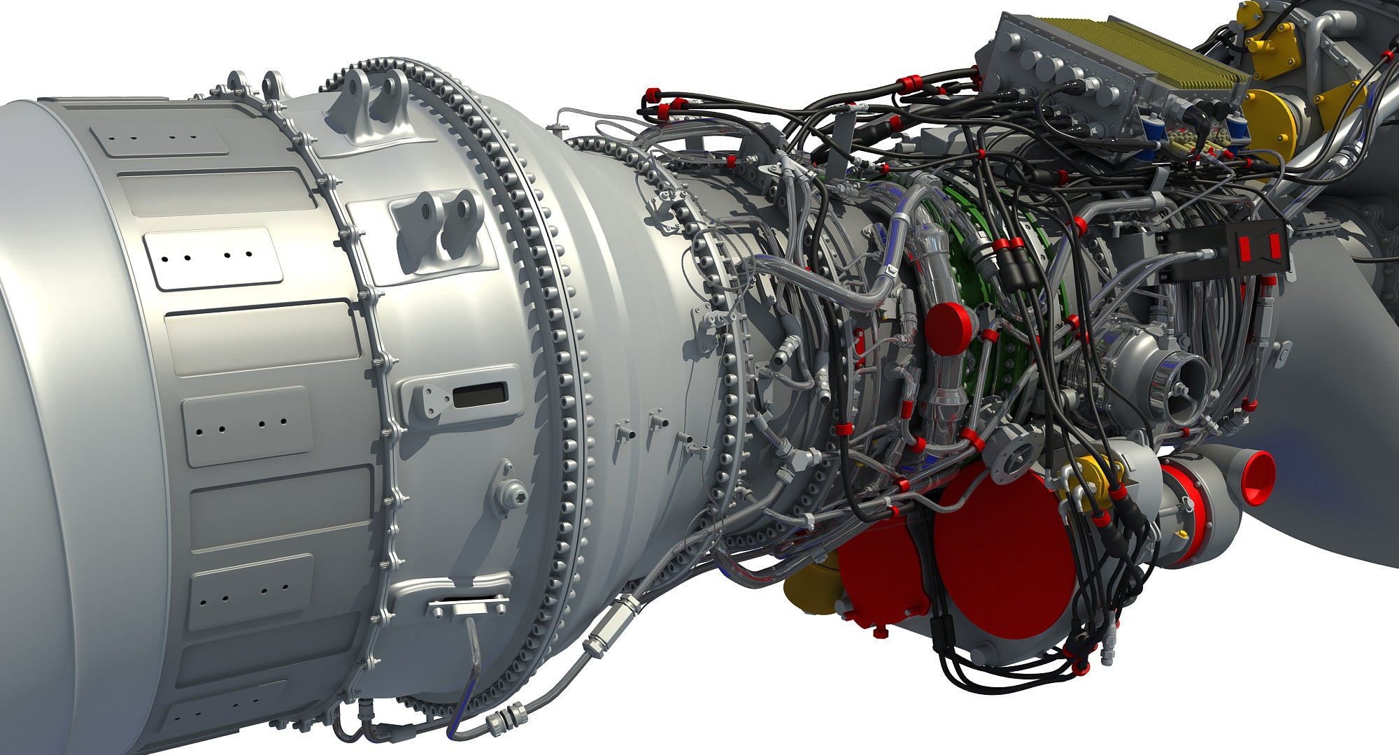 Turboprop Engines 3D Models
