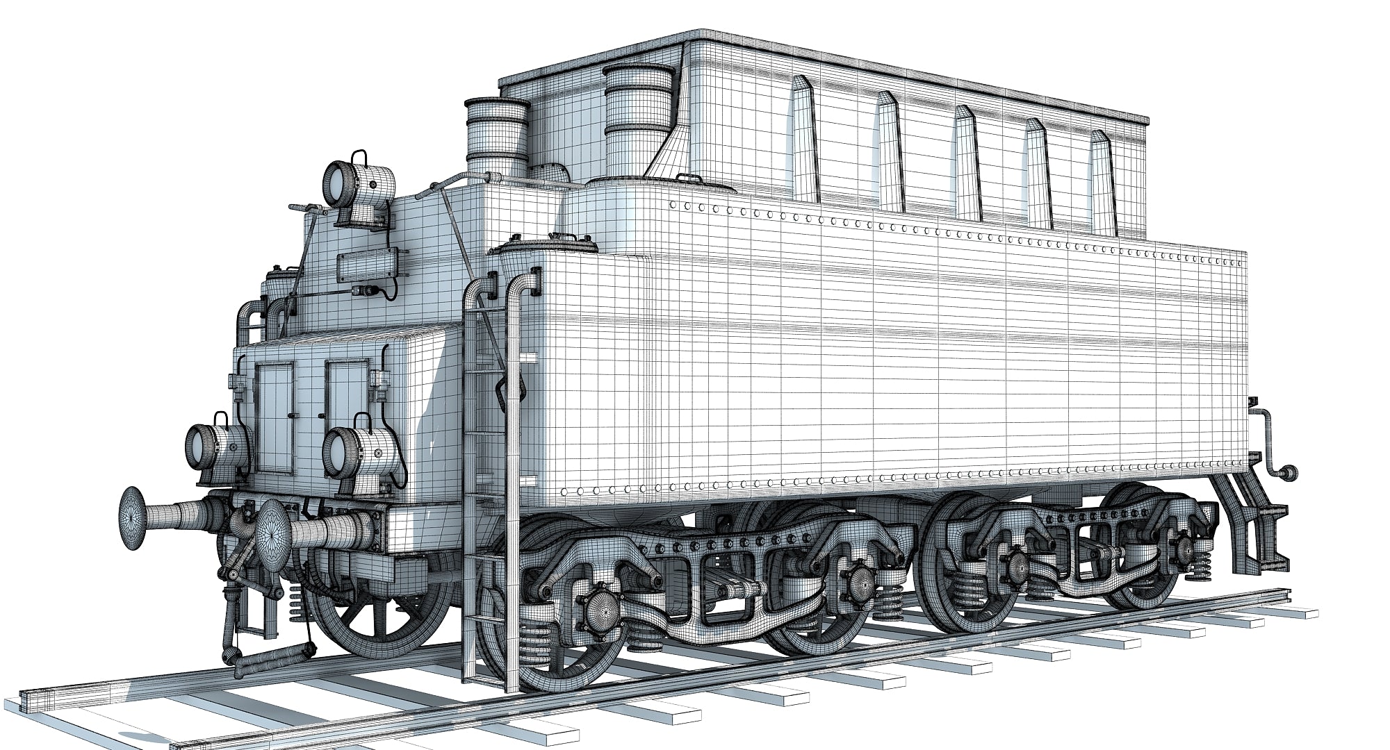 3D Models Coal Tender