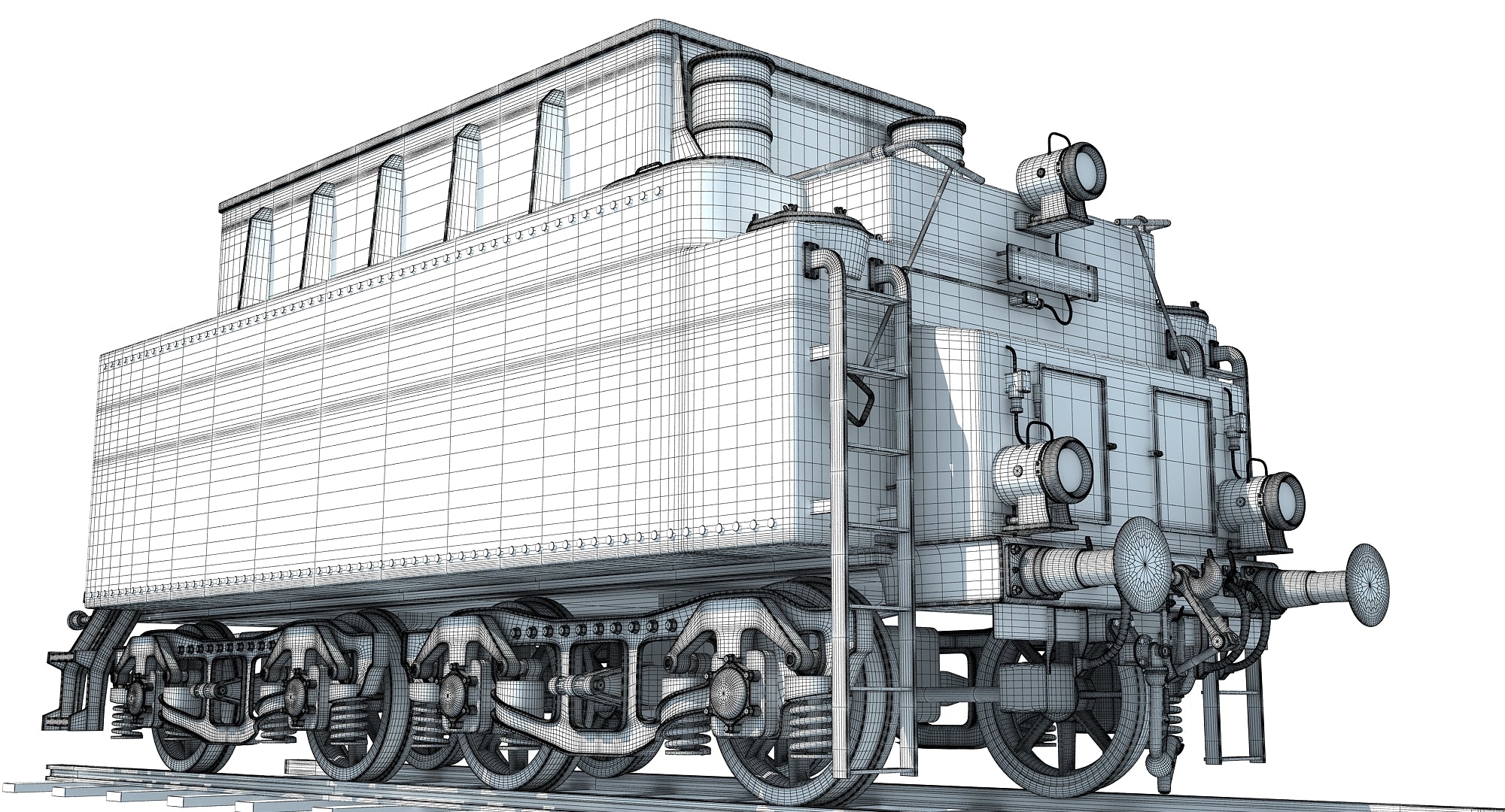 3D Models Coal Tender